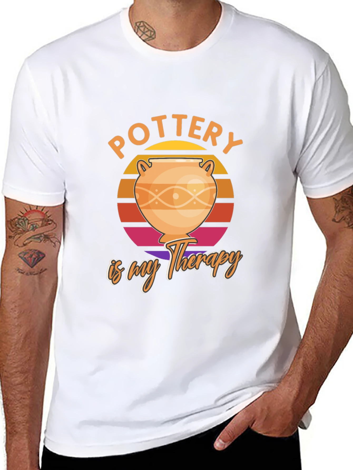 Pottery Is My Therapy Graphic T-Shirt