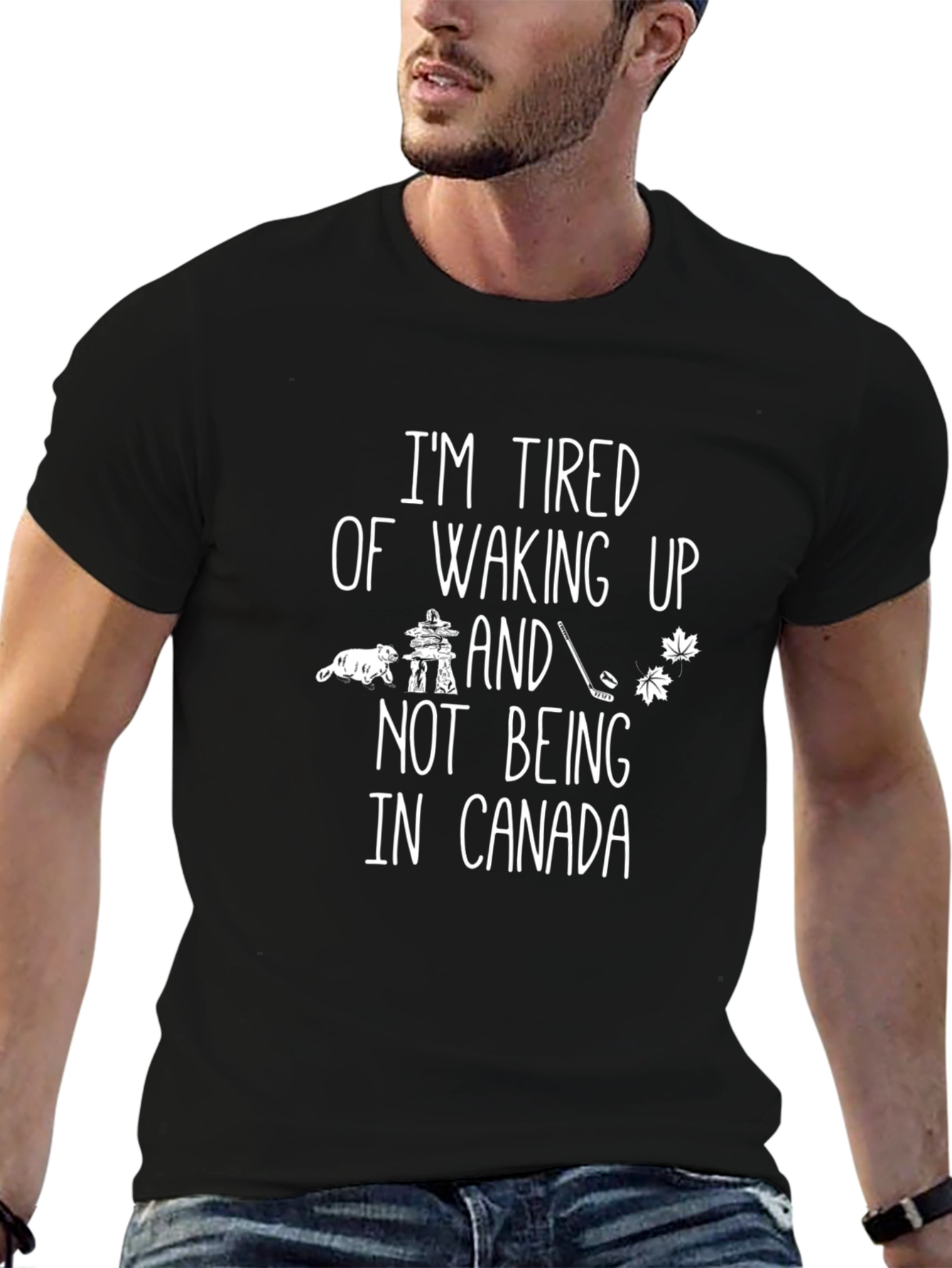 Canada Graphic Tee - Tired of Waking Up
