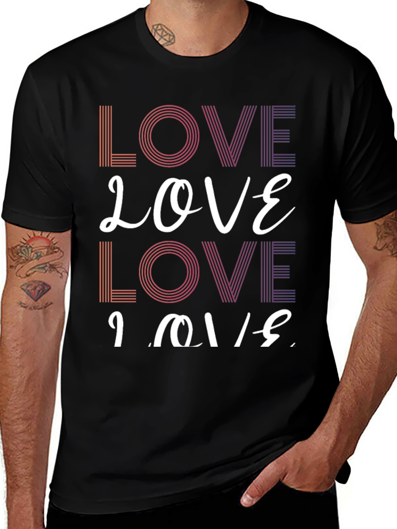 Love Graphic Print T-Shirt