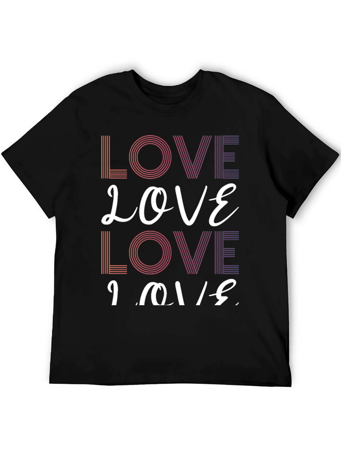 Love Graphic Print T-Shirt