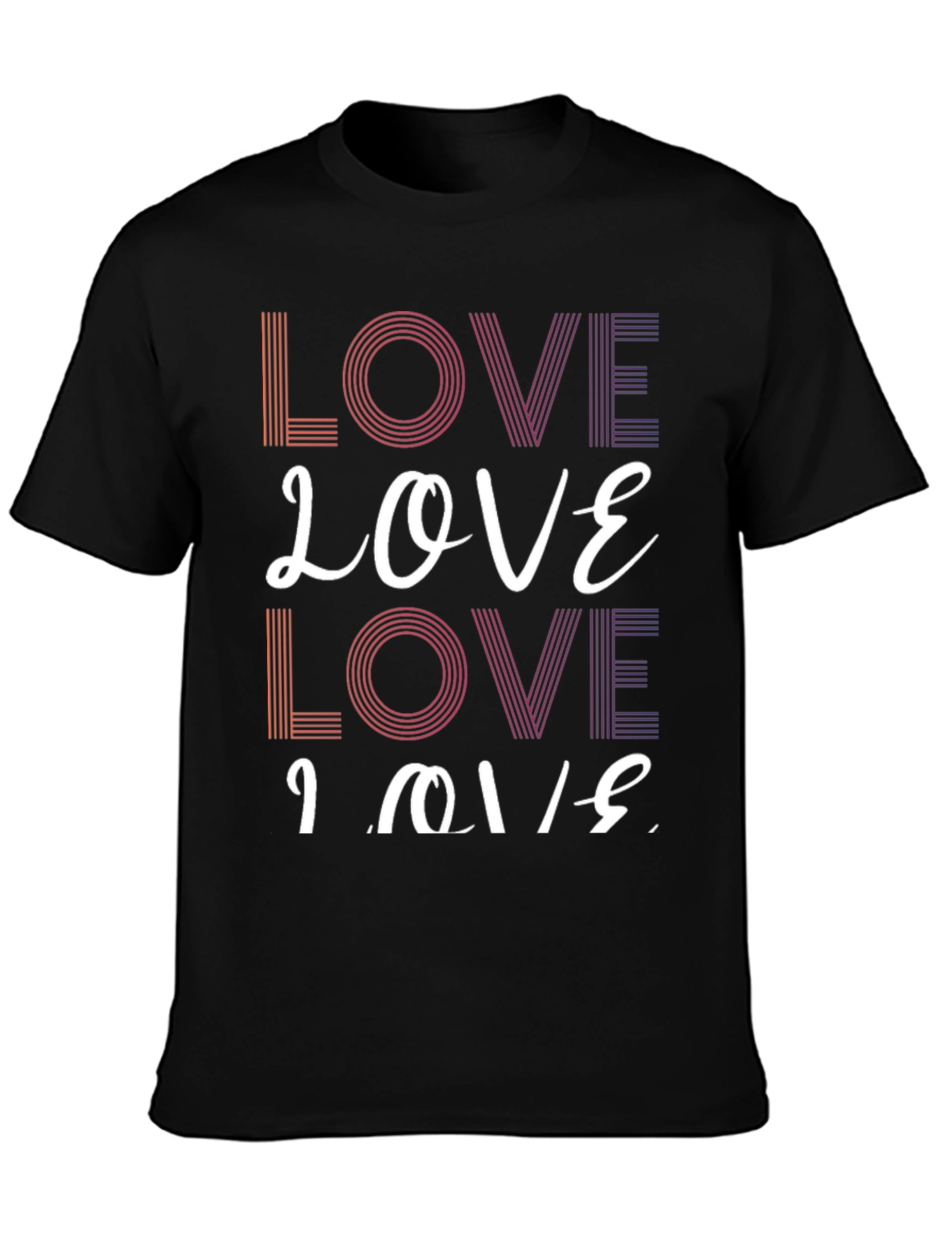 Love Graphic Print T-Shirt