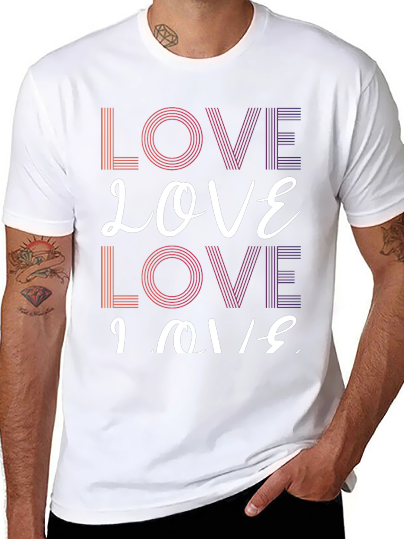 Love Graphic Print T-Shirt