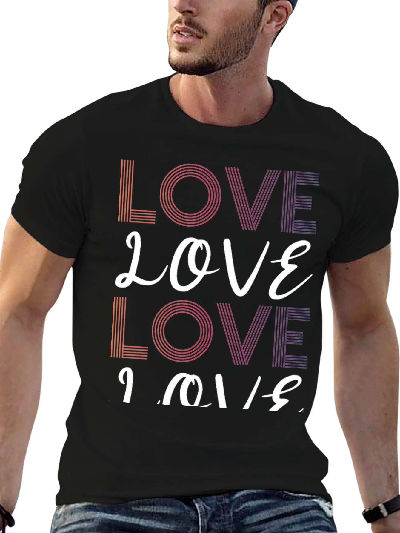 Love Graphic Print T-Shirt