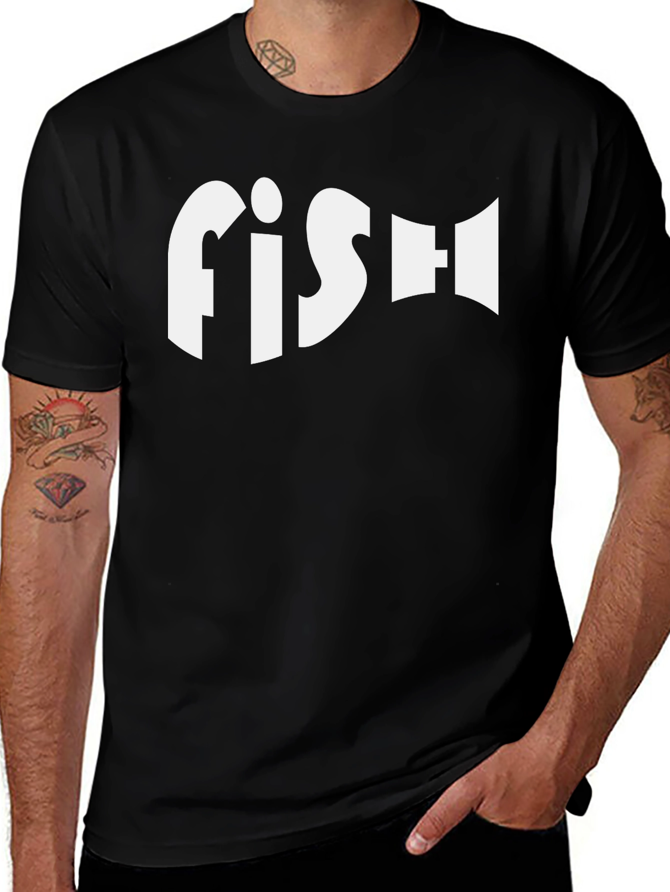 FISH T-Shirt - Retro Band Tee - Classic Design