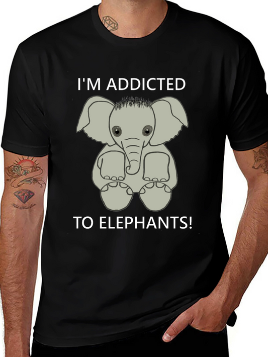 Addicted to Elephants Graphic Tee