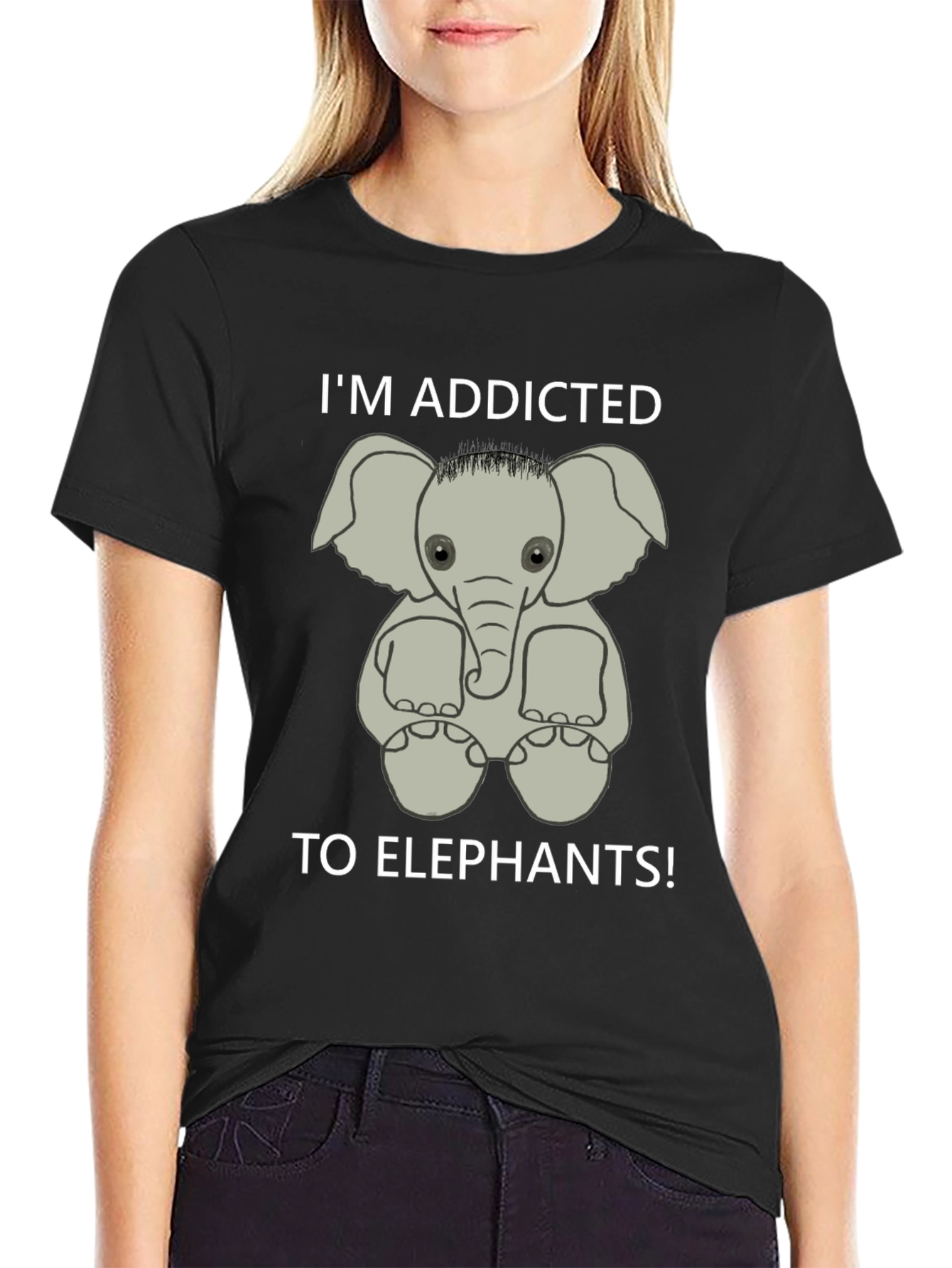 Addicted to Elephants Graphic Tee