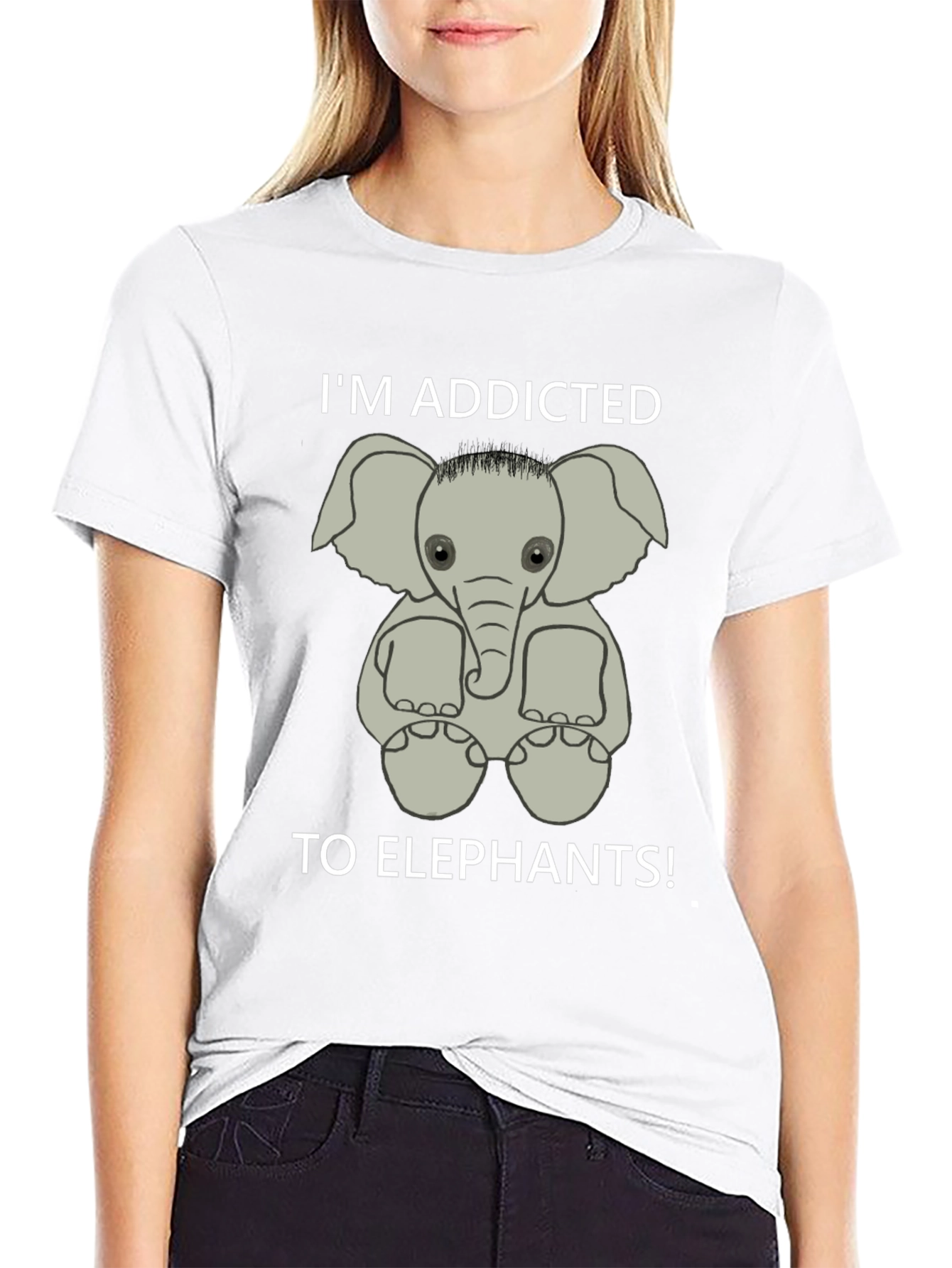 Addicted to Elephants Graphic Tee