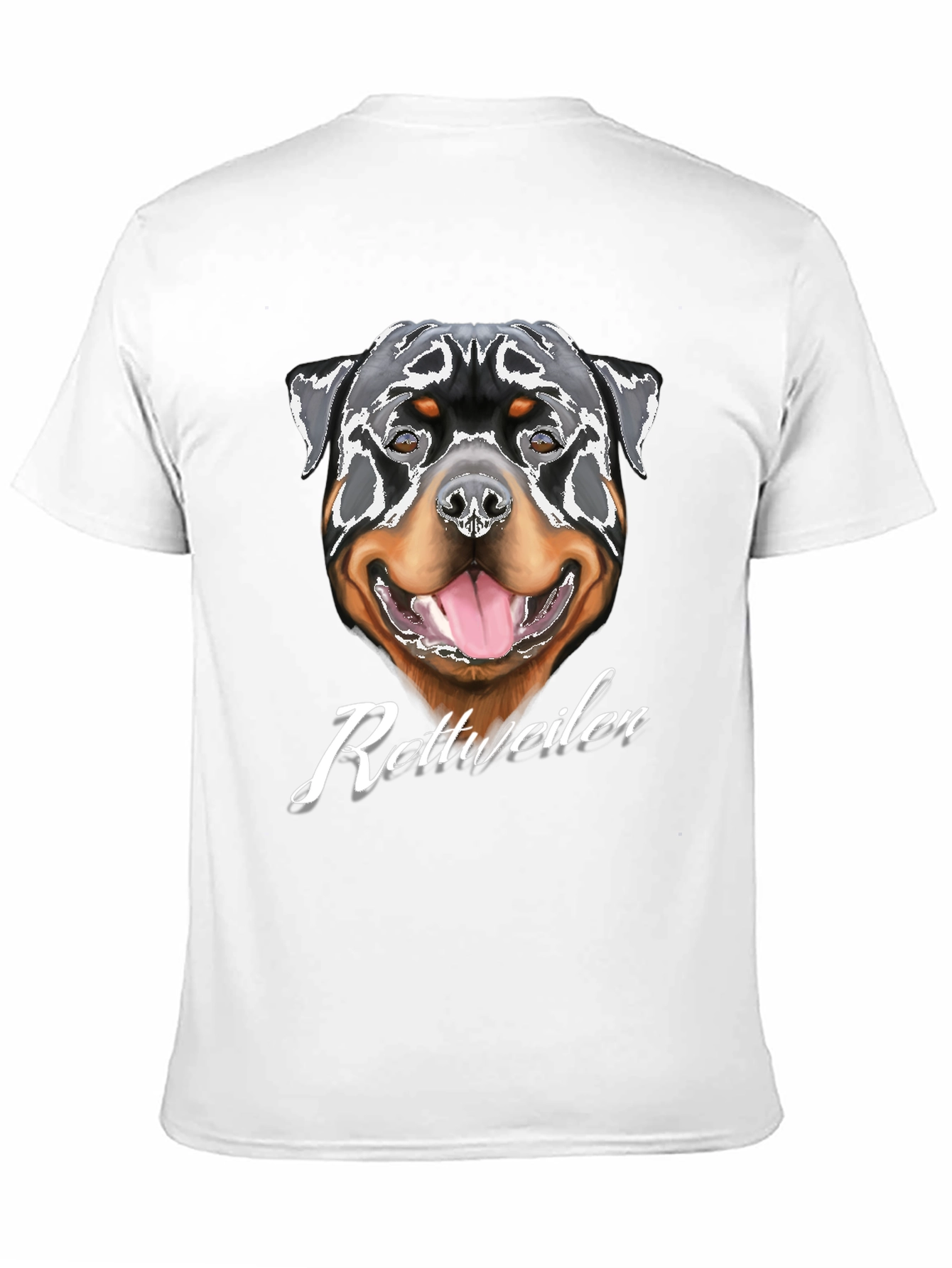 Rottweiler Dog Graphic T-Shirt - Black