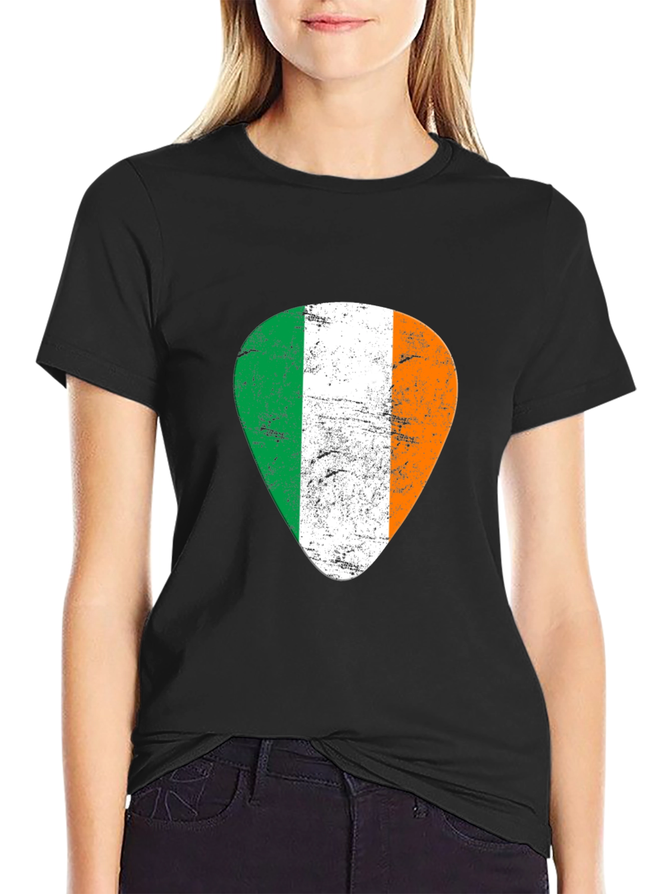 Irish Flag Guitar Pick T-Shirt