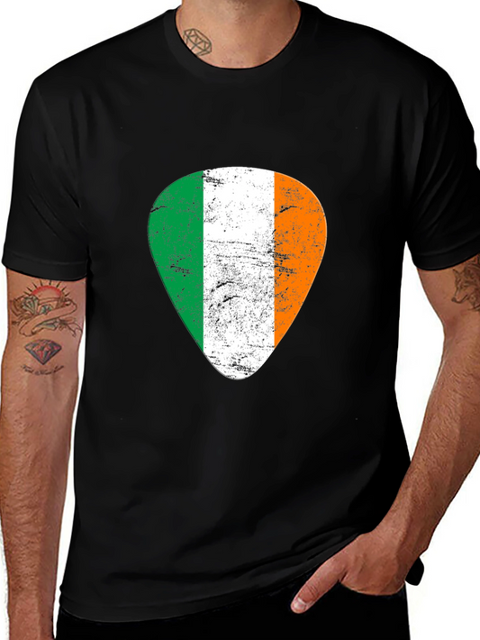 Irish Flag Guitar Pick T-Shirt