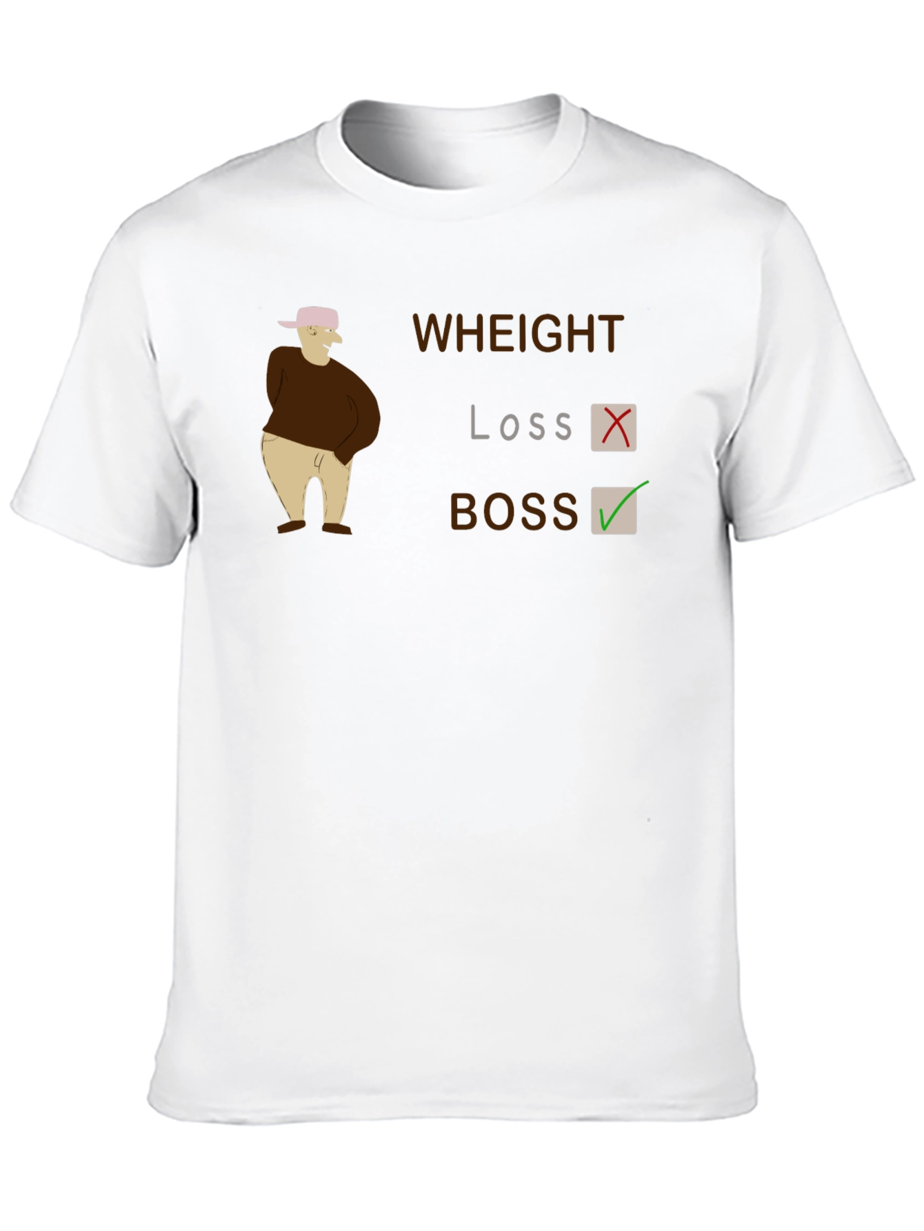 Weight Loss Boss Graphic T-Shirt