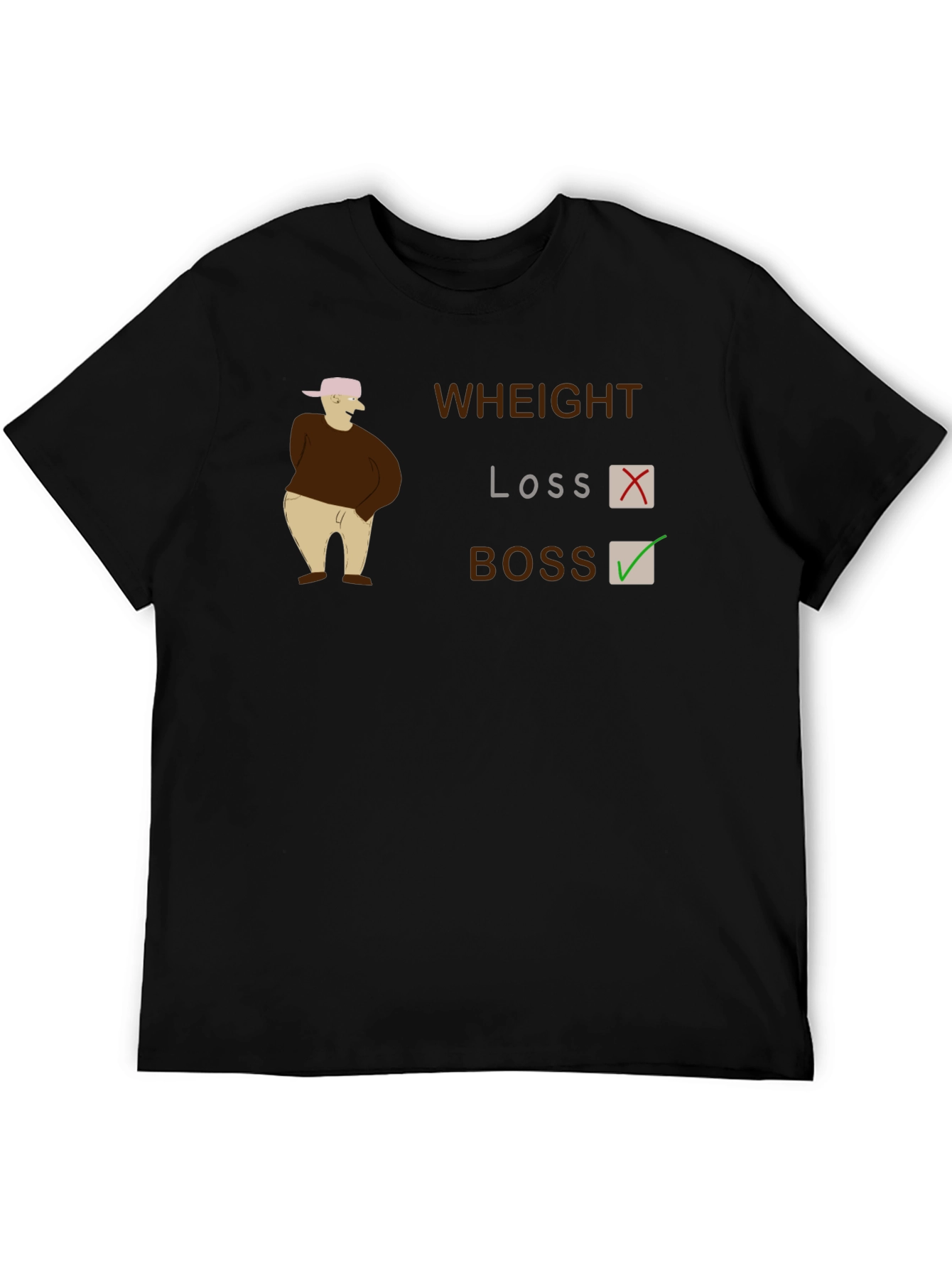 Weight Loss Boss Graphic T-Shirt