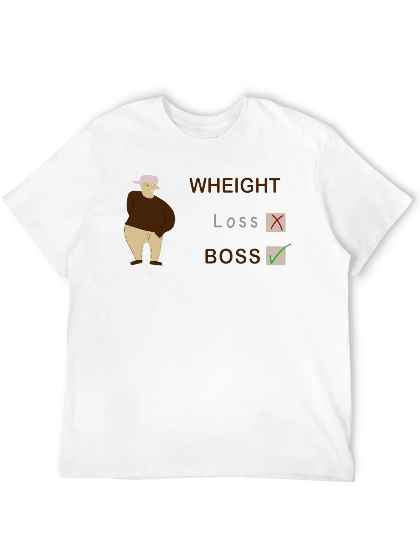 Weight Loss Boss Graphic T-Shirt