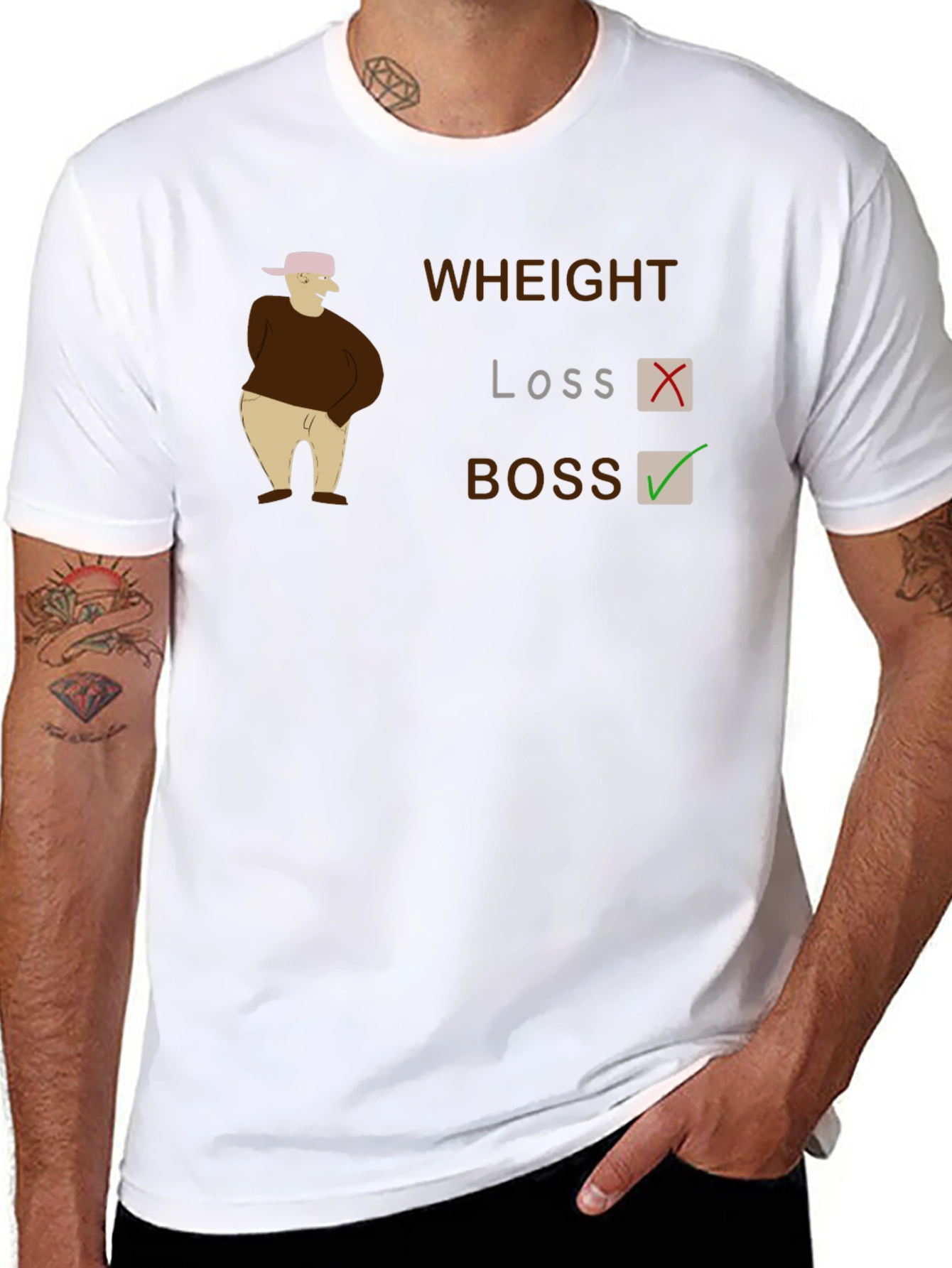 Weight Loss Boss Graphic T-Shirt