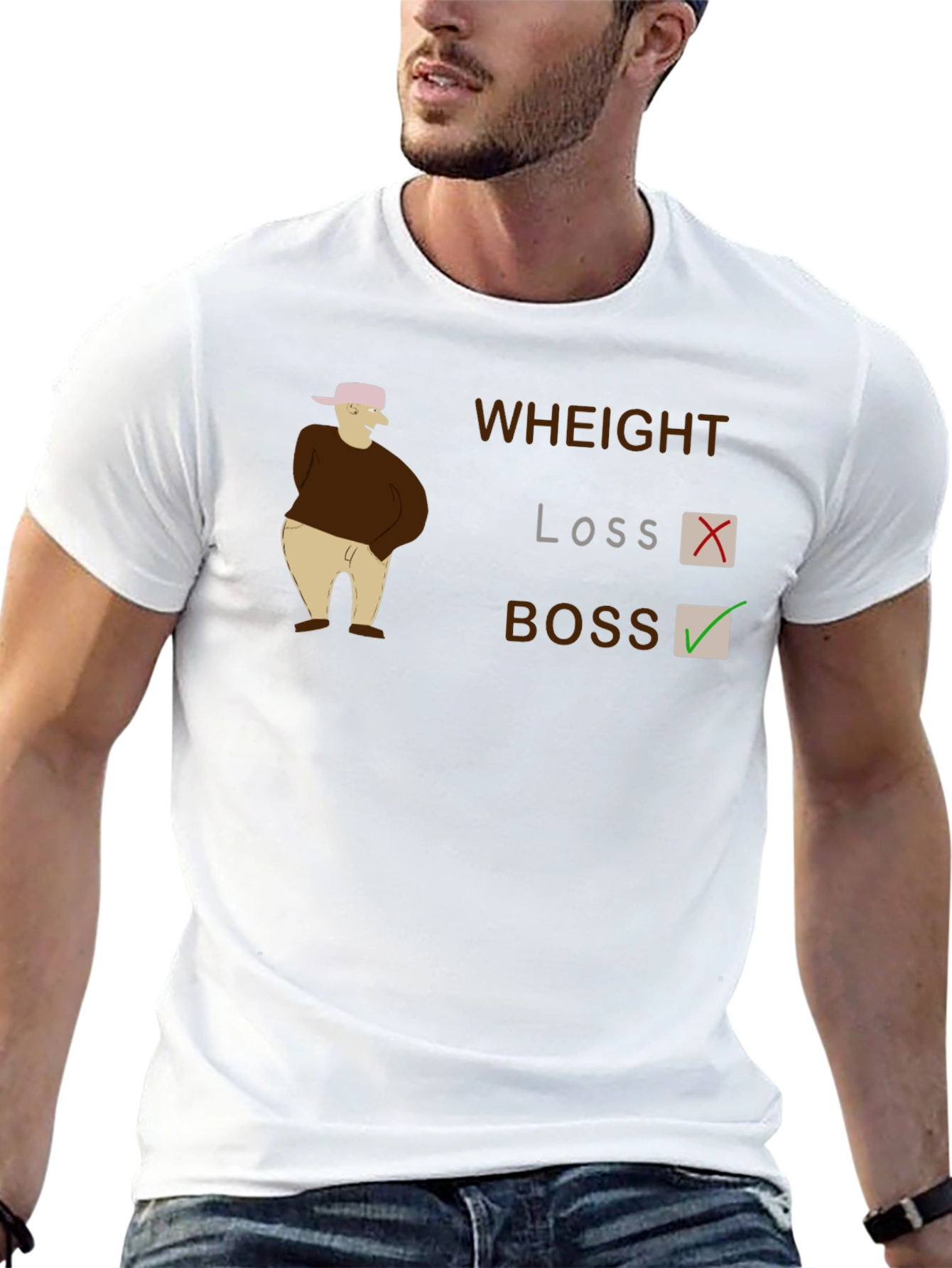 Weight Loss Boss Graphic T-Shirt