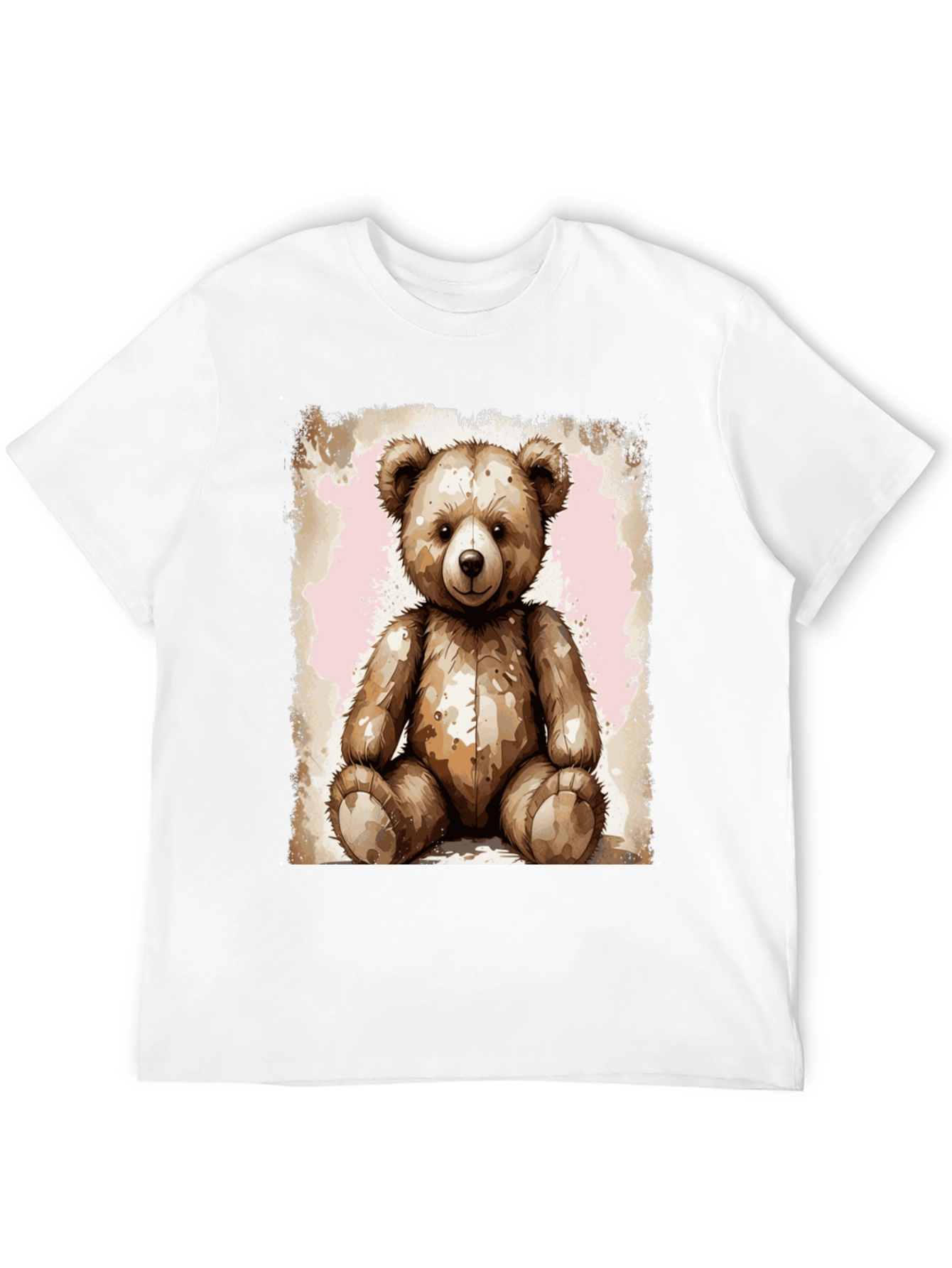 Teddy Bear Graphic Tee - Soft Plush Design