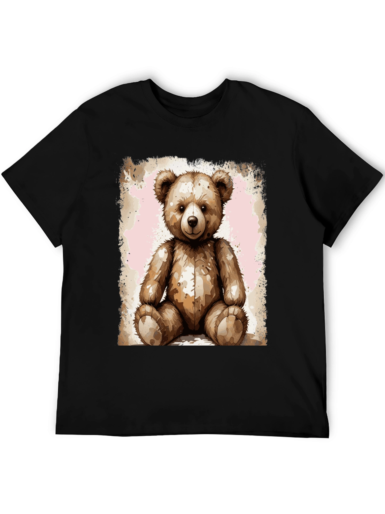Teddy Bear Graphic Tee - Soft Plush Design