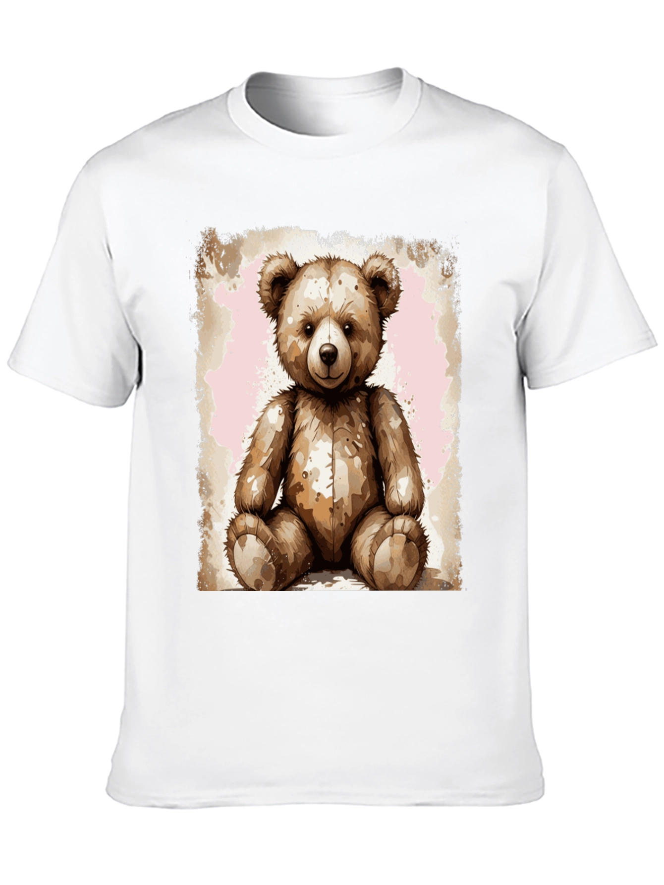 Teddy Bear Graphic Tee - Soft Plush Design