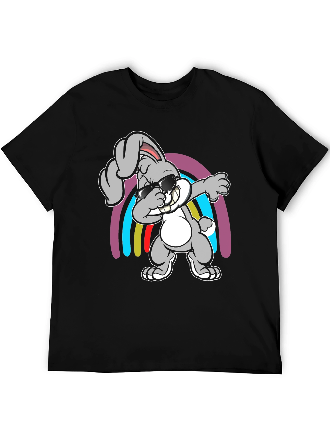 Dabbing Bunny T-Shirt - Fun Graphic Tee
