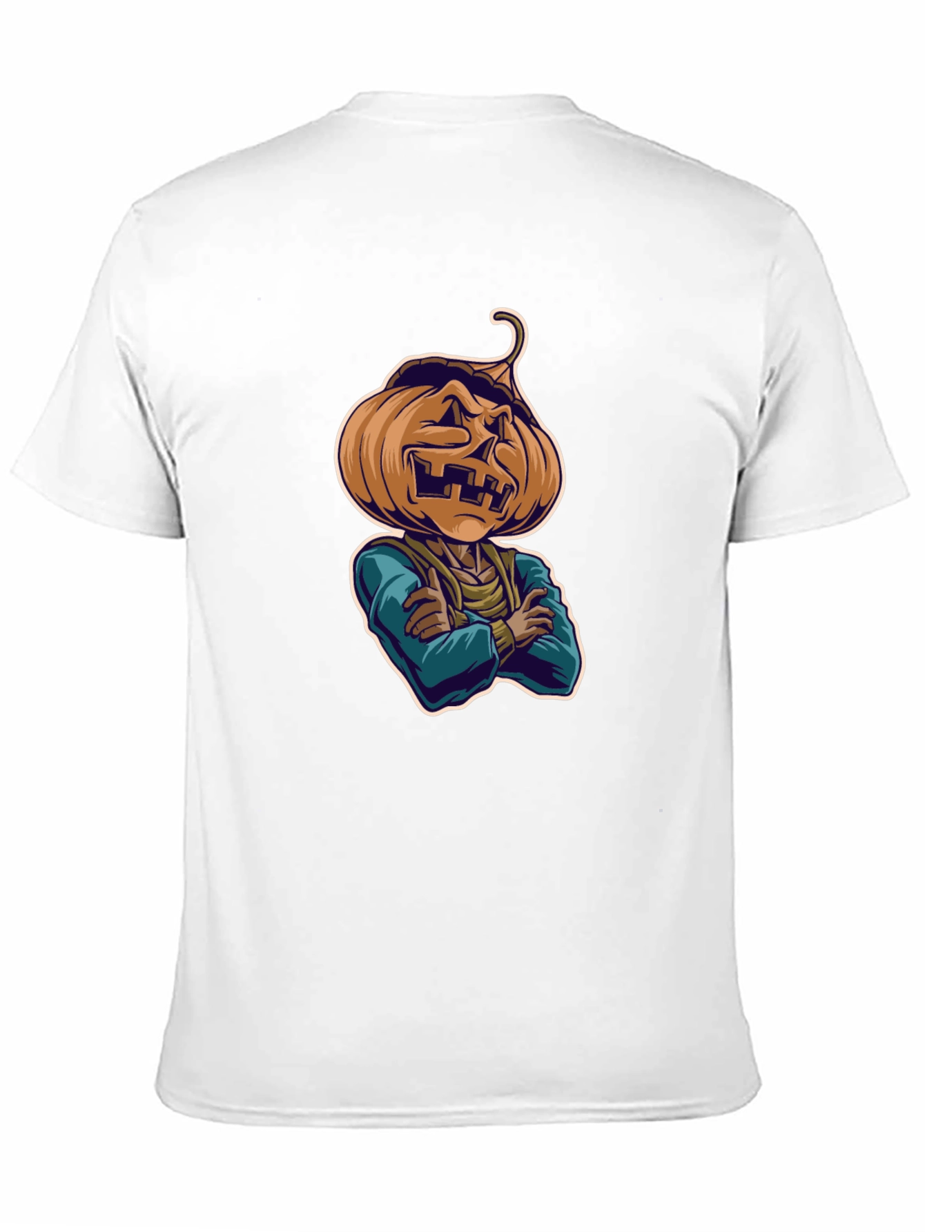 Spooky Pumpkin Head T-Shirt - Halloween Style