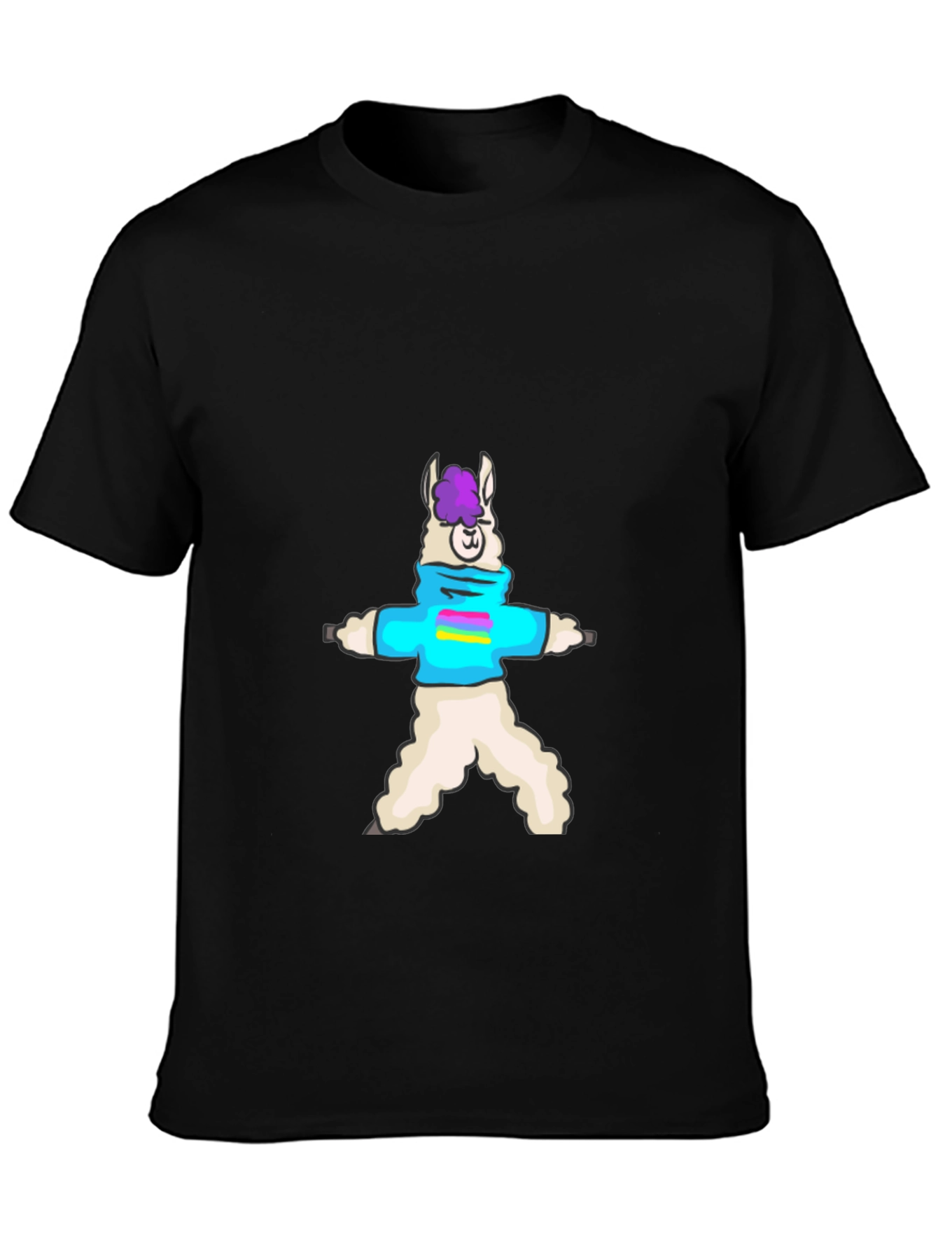 Llama Yoga T-Shirt - Cute Animal Tee