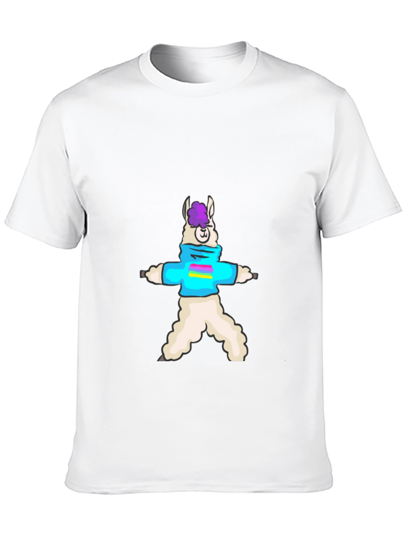 Llama Yoga T-Shirt - Cute Animal Tee