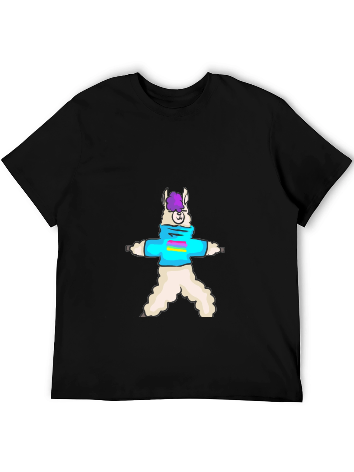 Llama Yoga T-Shirt - Cute Animal Tee