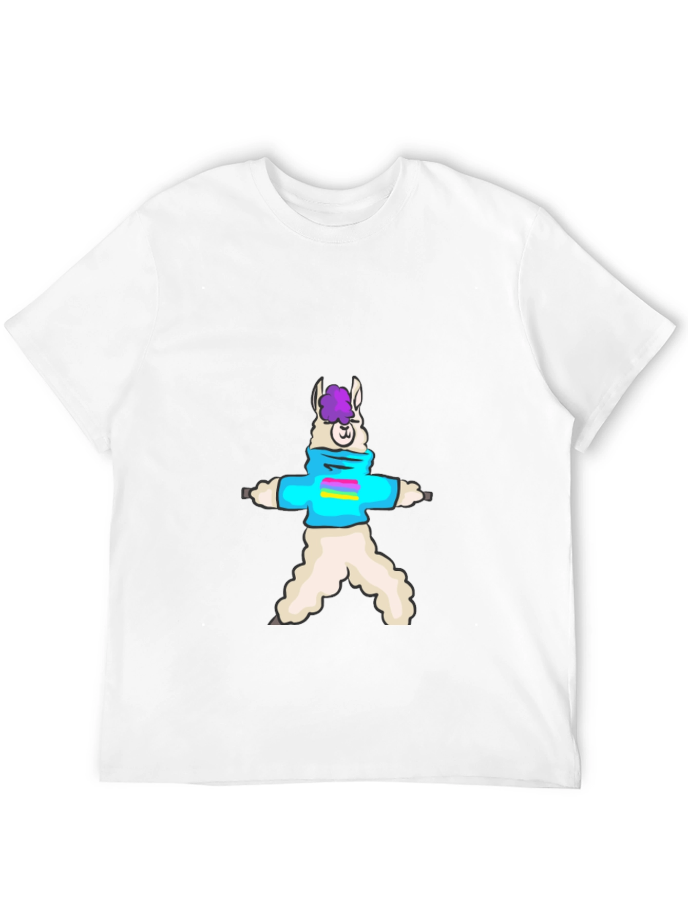 Llama Yoga T-Shirt - Cute Animal Tee
