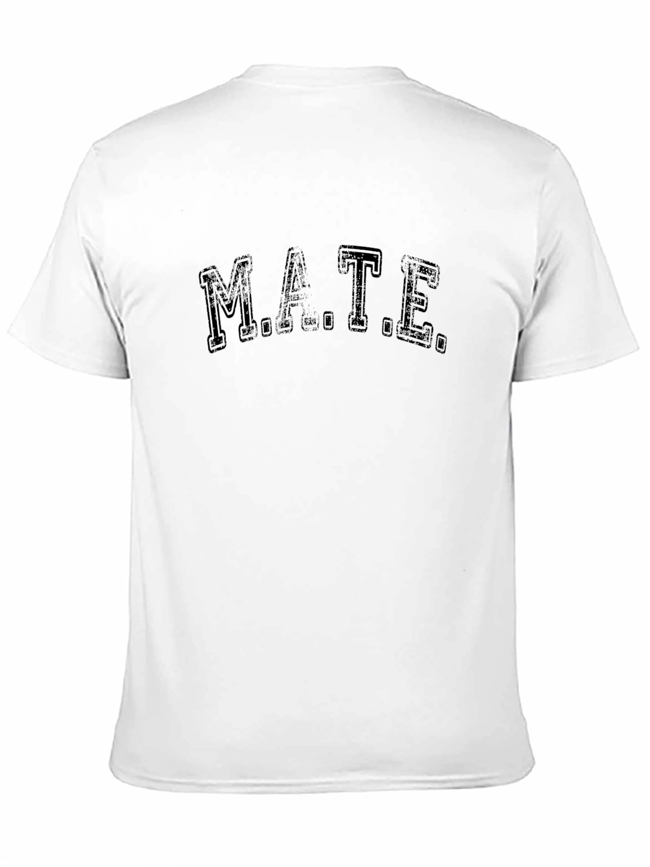 M.A.T.E. Black Graphic Tee for Casual Wear