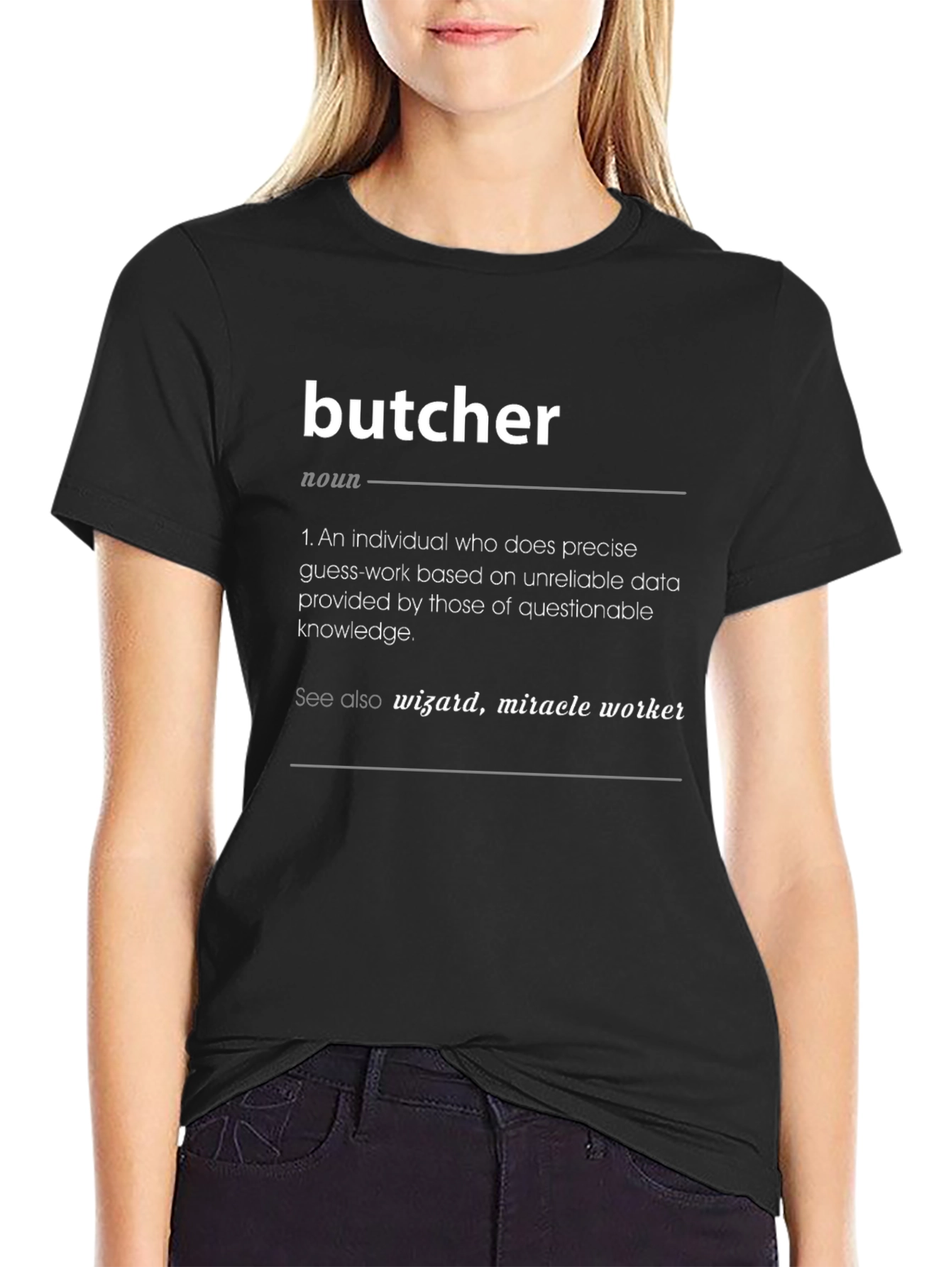 Butcher Definition T-Shirt - Funny Job Profession Tee