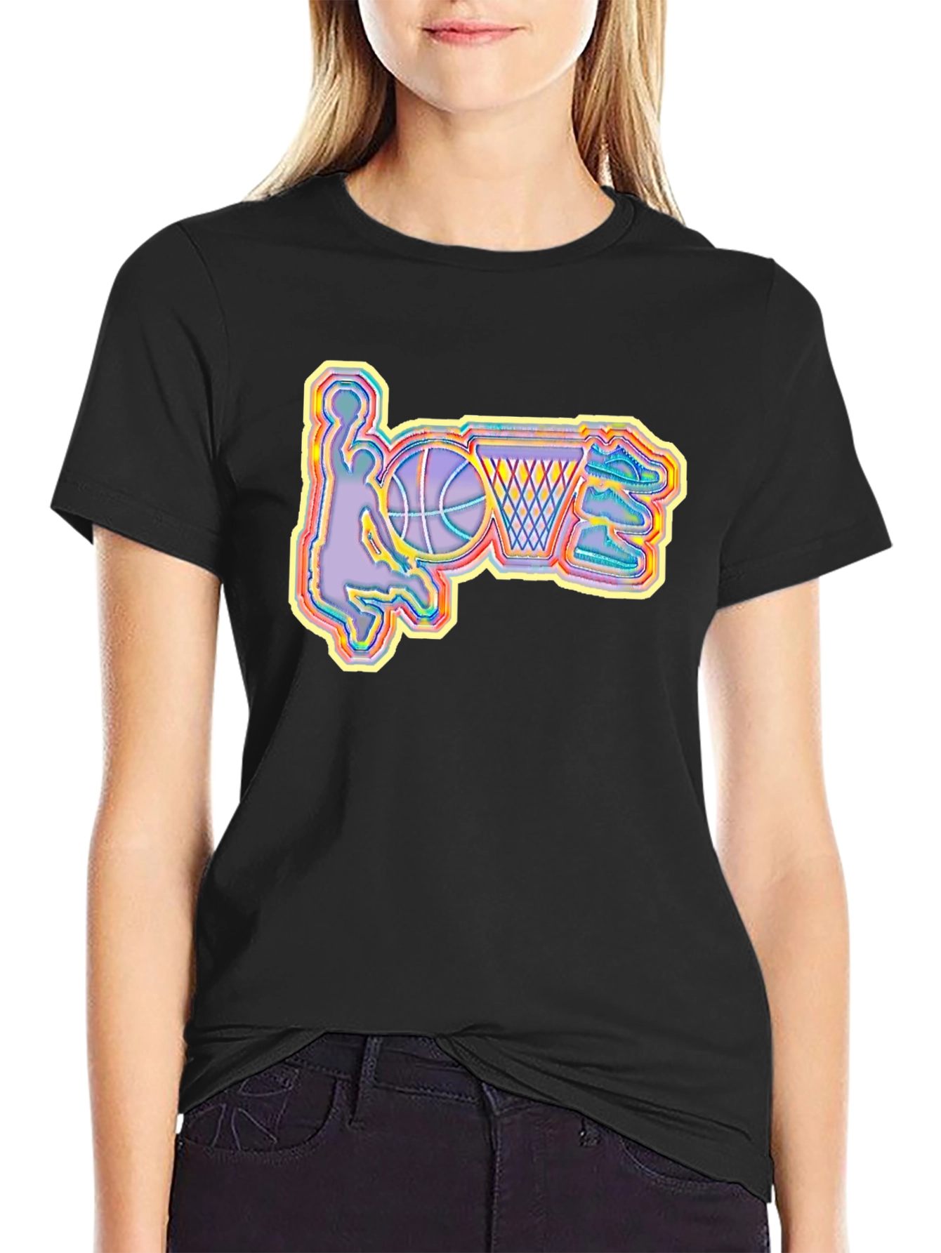 Basketball Lover Graphic Tee - Slam Dunk Style