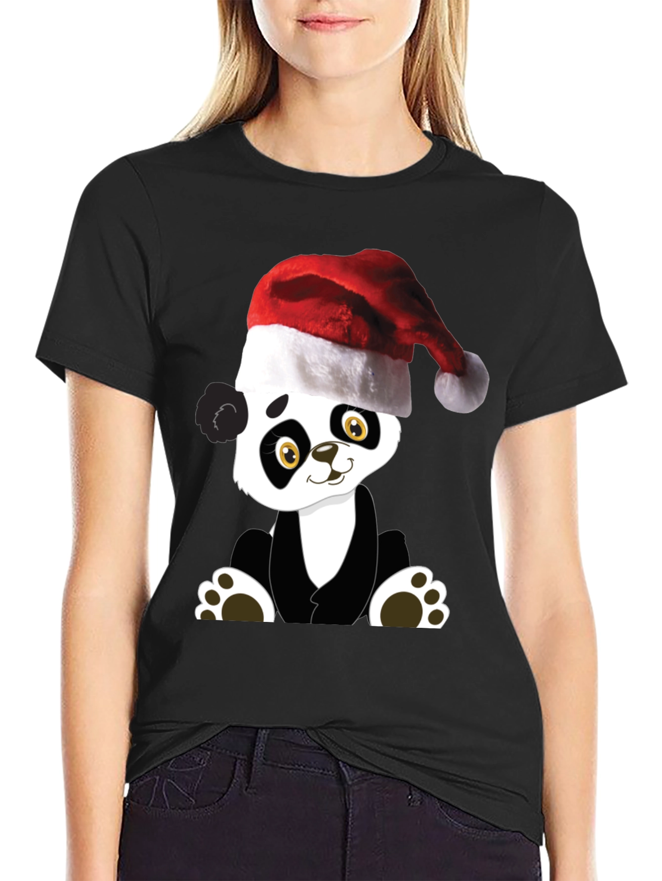 Cute Christmas Panda T-Shirt