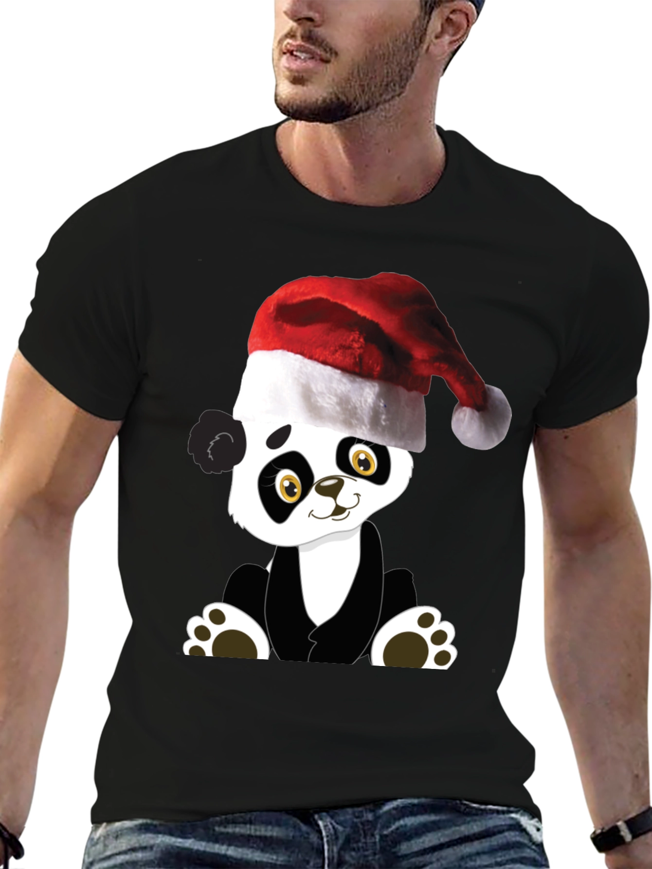 Cute Christmas Panda T-Shirt
