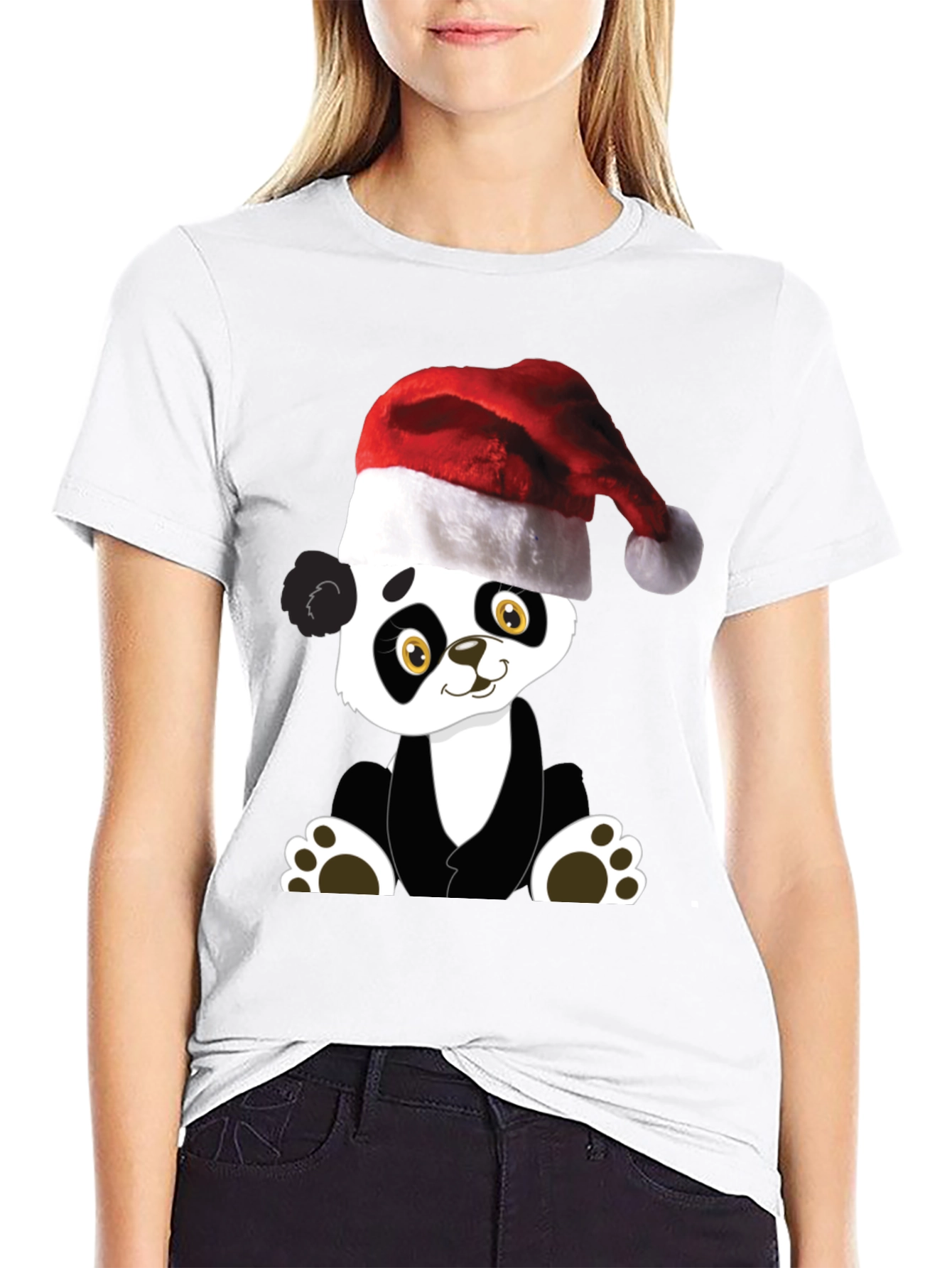 Cute Christmas Panda T-Shirt