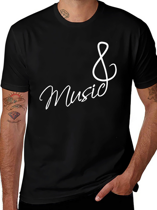 Music Lovers Black T-Shirt