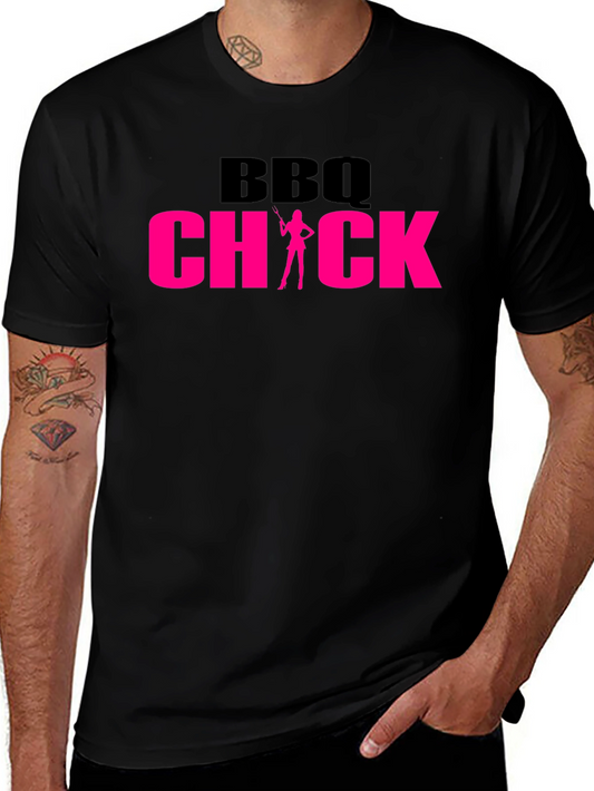 BBQ Chick Graphic Tee - Stylish & Fun BBQ Apparel