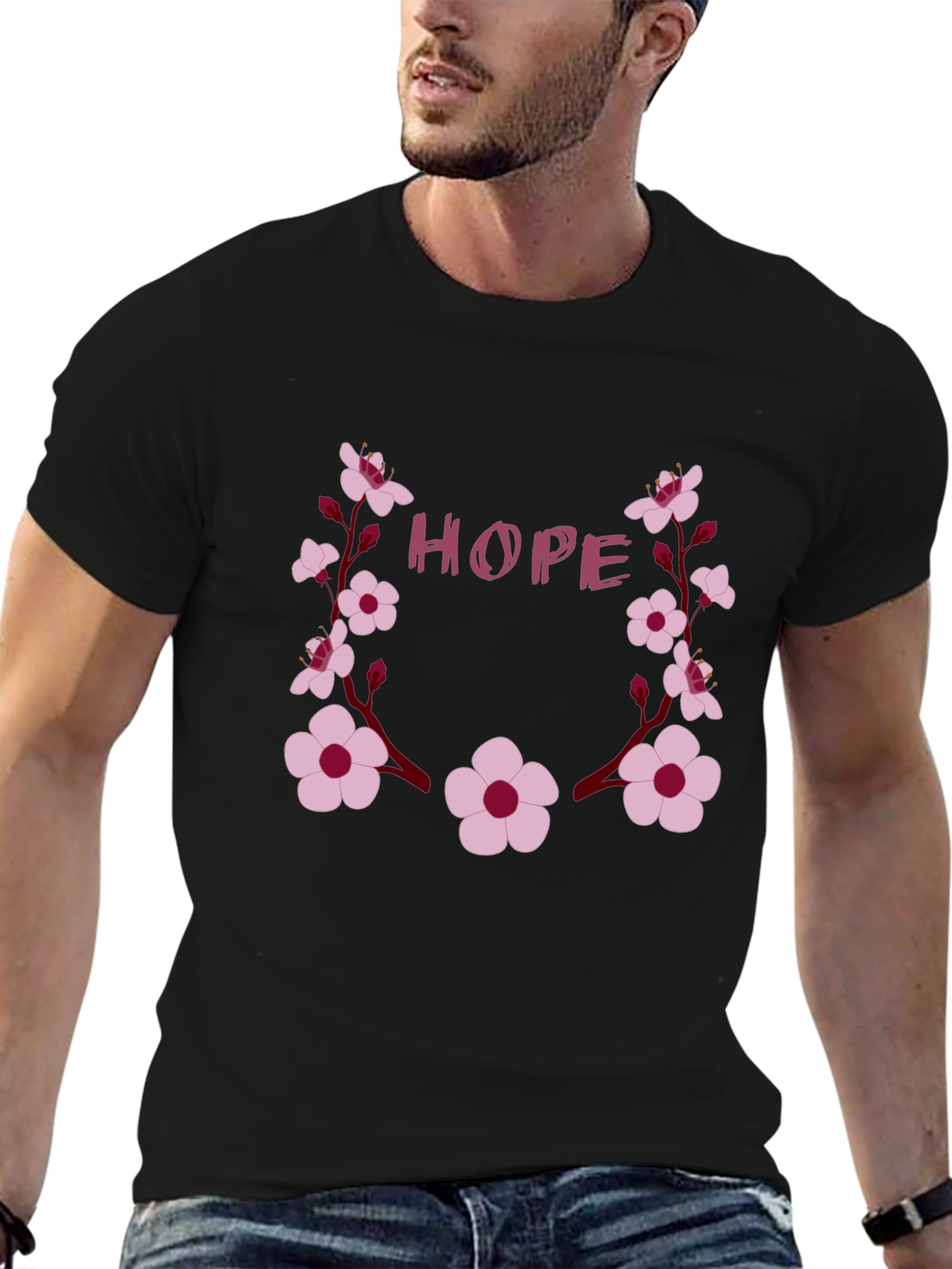 Hope Floral Graphic T-Shirt