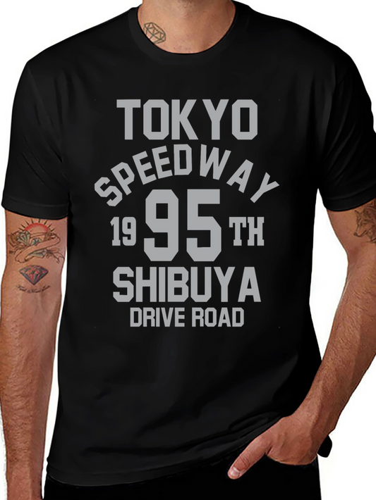 Tokyo Speedway T-Shirt - Shibuya Drive Road Graphic Tee