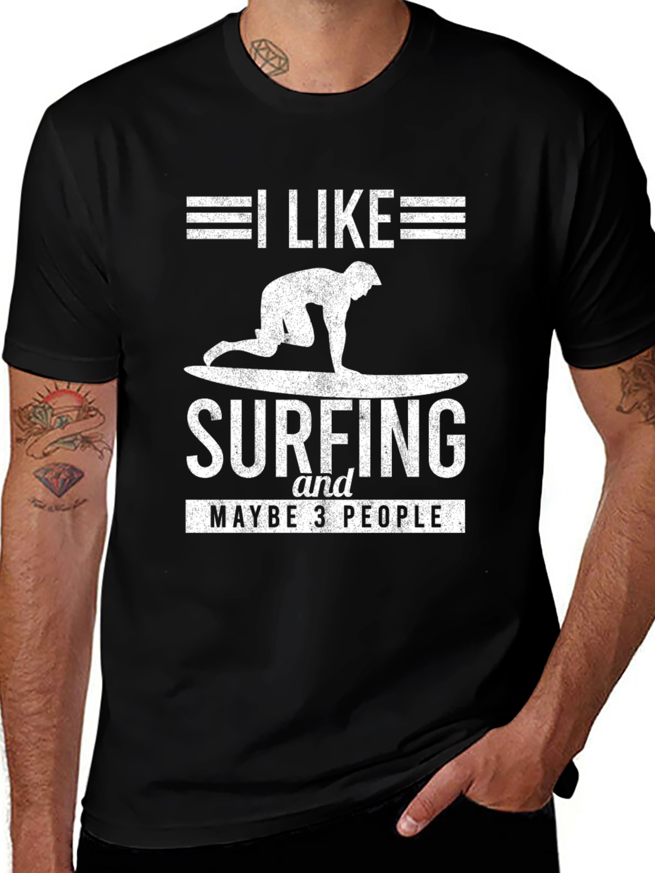 I Like Surfing T-Shirt - Unique Graphic Tee