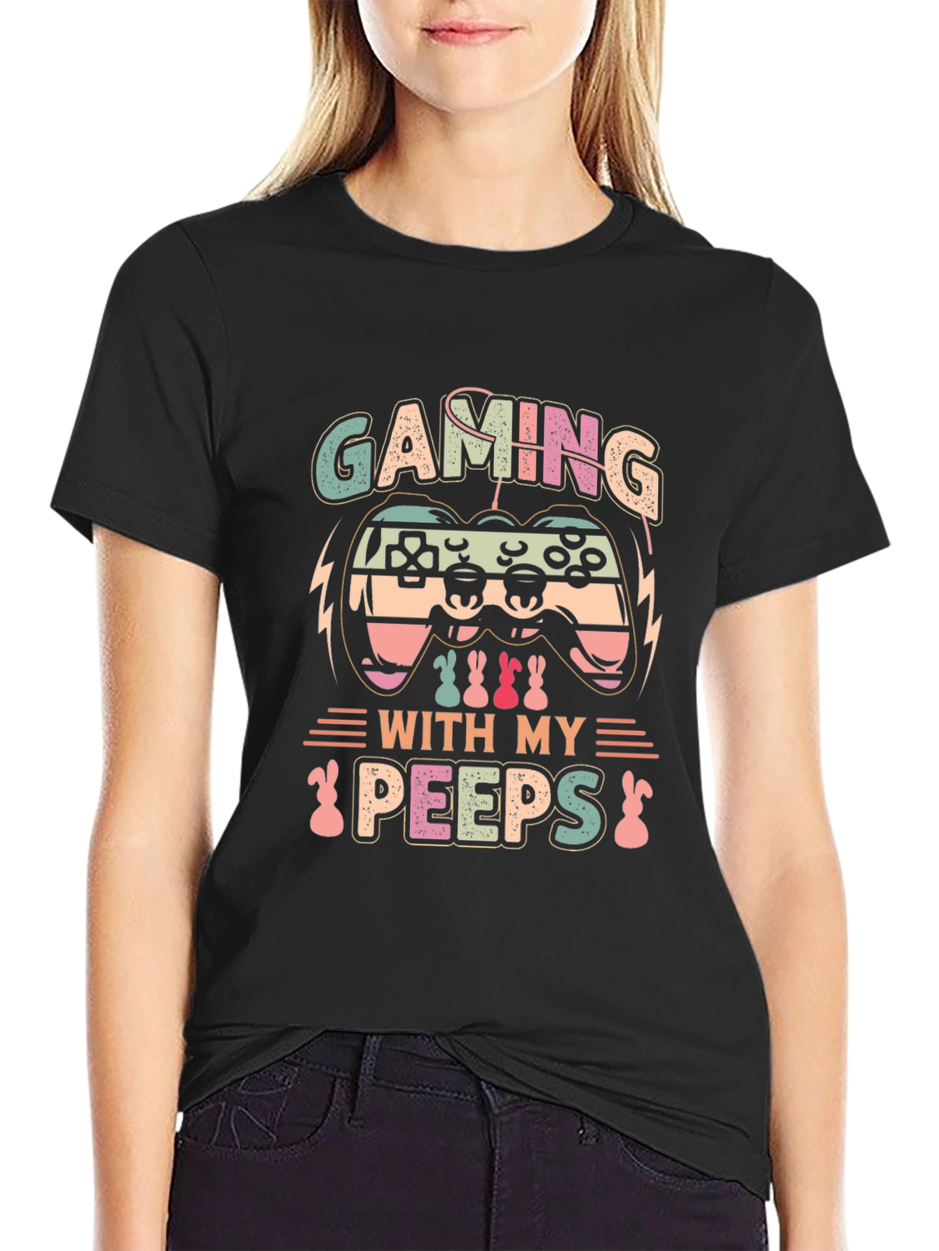 Gaming With My Peeps Easter T-Shirt