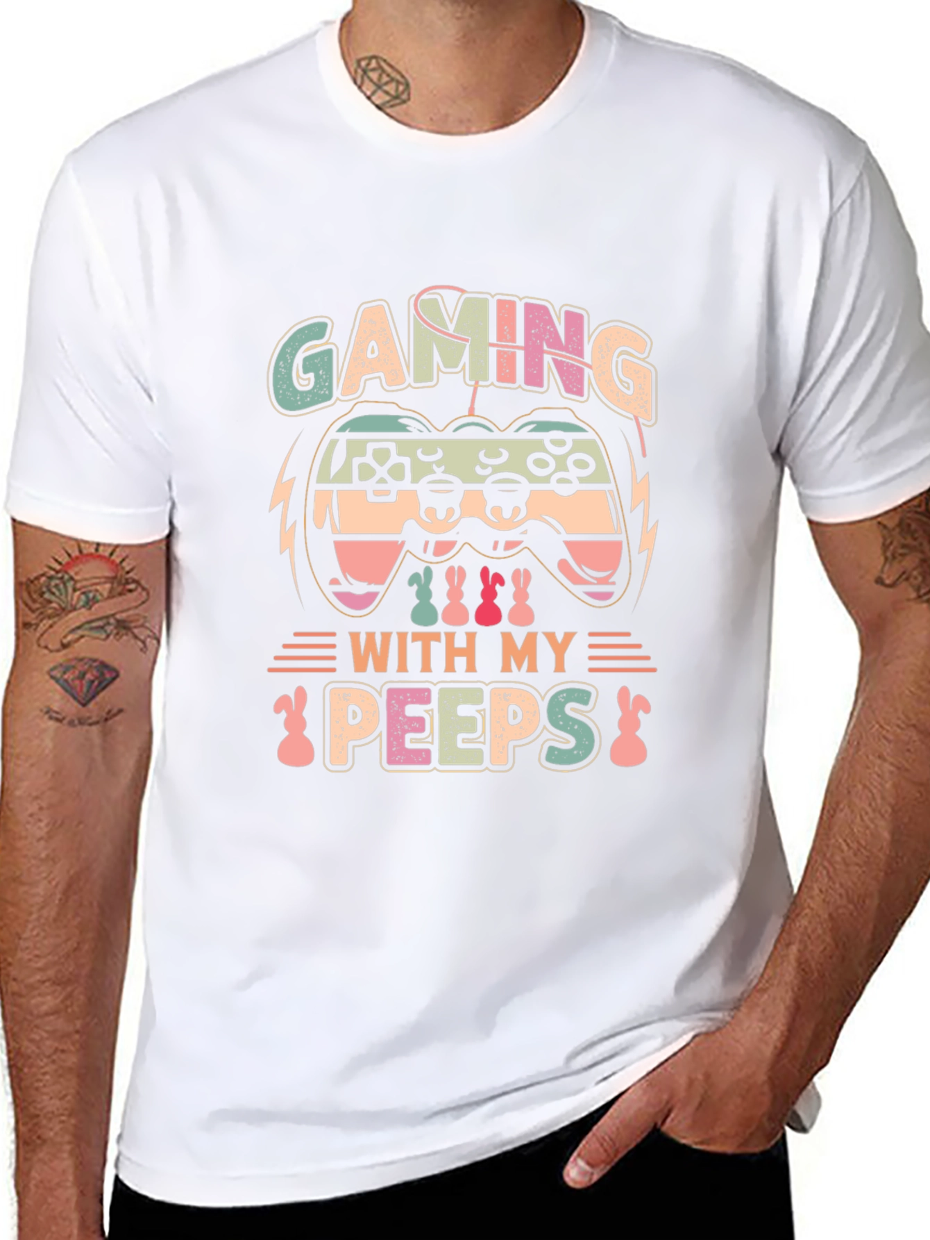 Gaming With My Peeps Easter T-Shirt