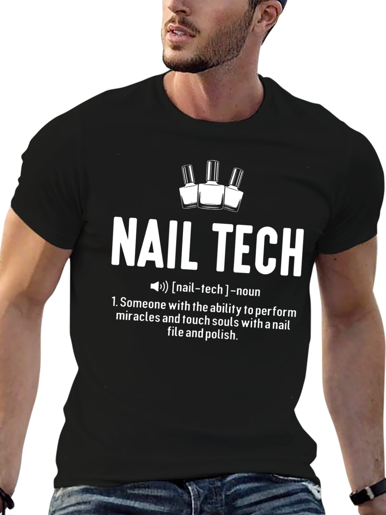 Nail Tech Definition Graphic Tee