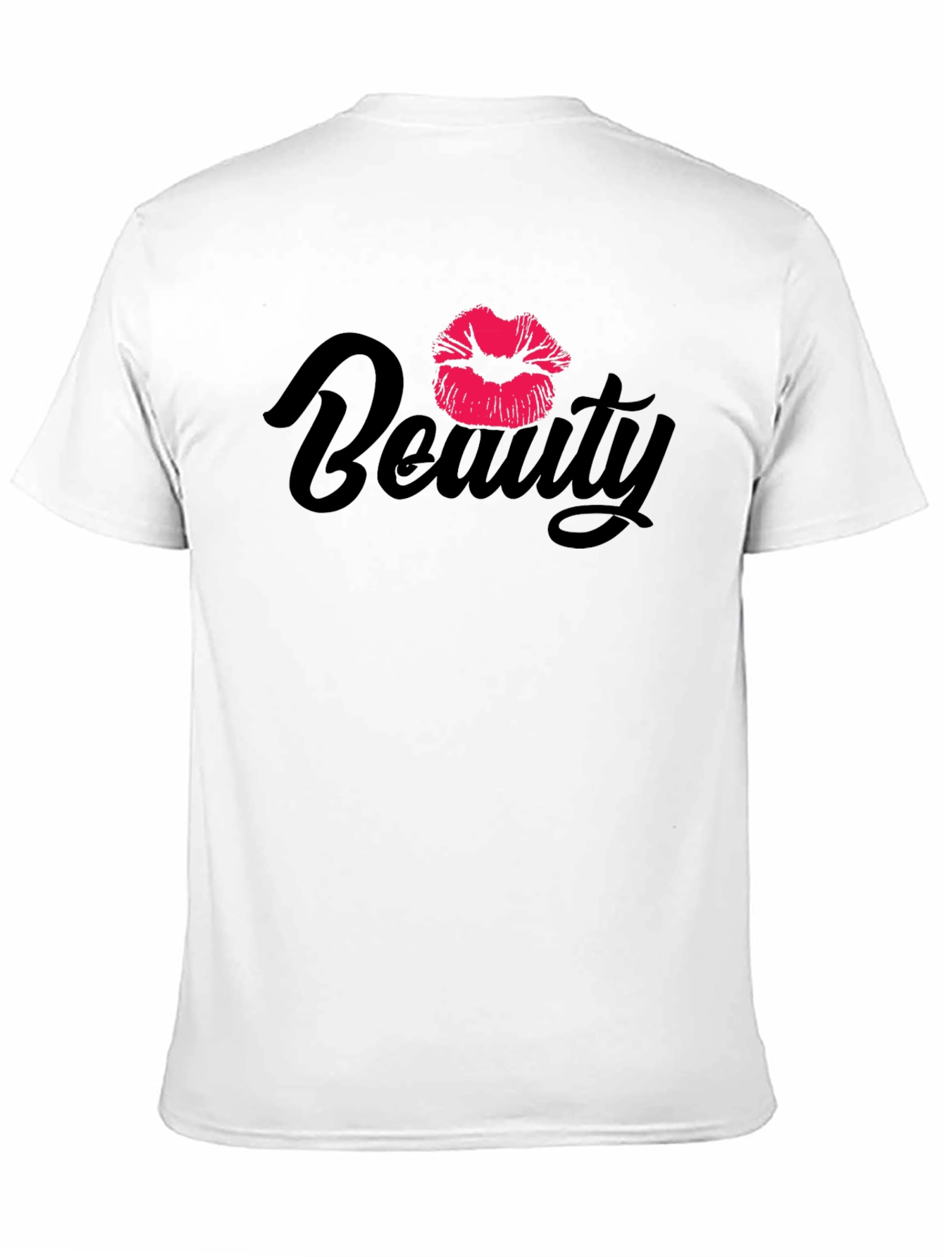 Beauty Lips Graphic Black T-Shirt