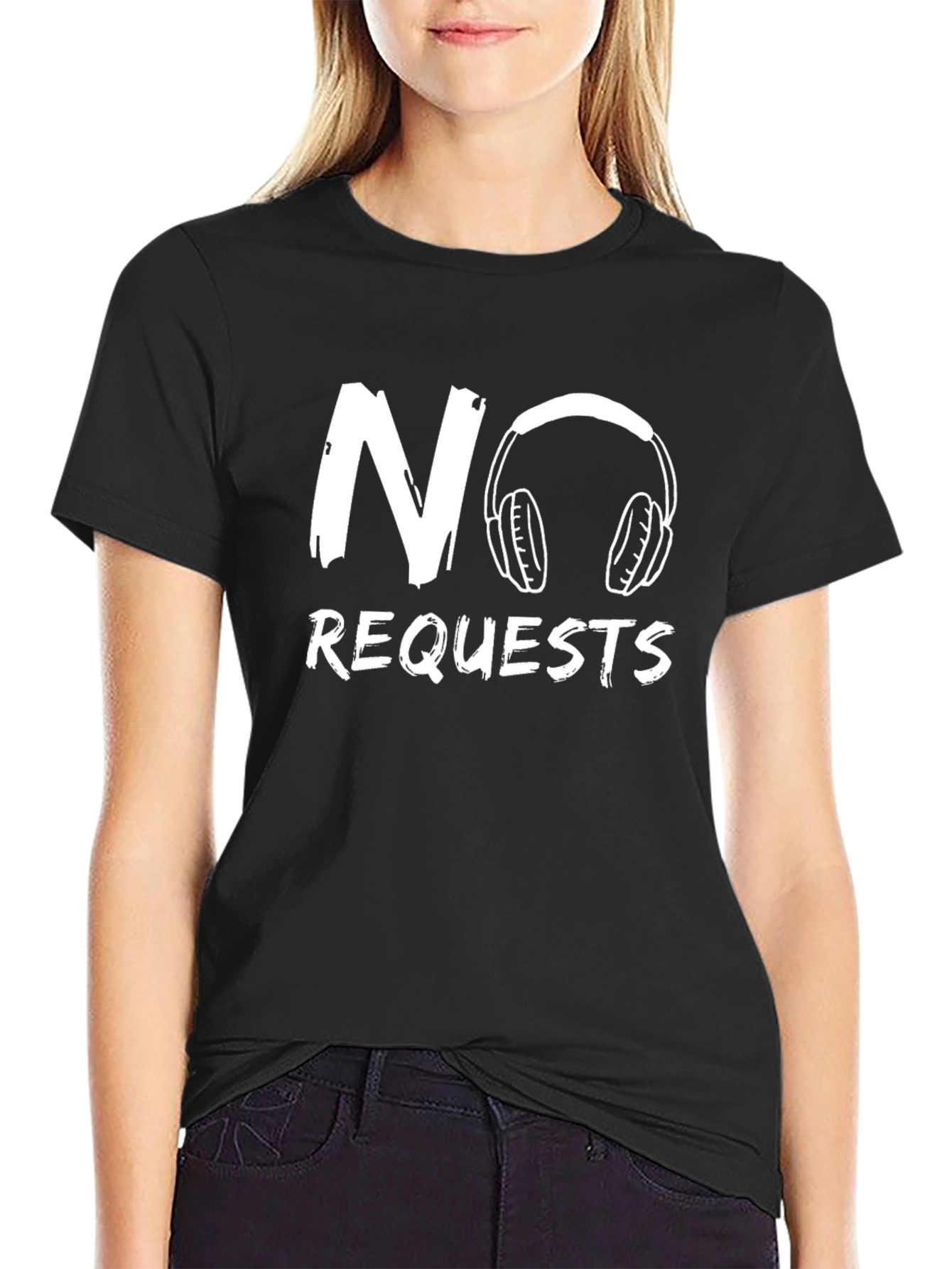 No Requests T-Shirt Funny DJ Music Lover Tee