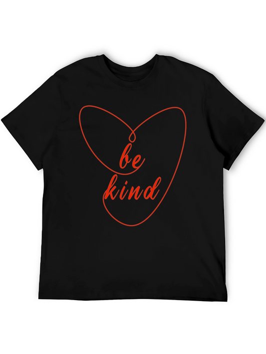 Be Kind Heart T-Shirt - Black
