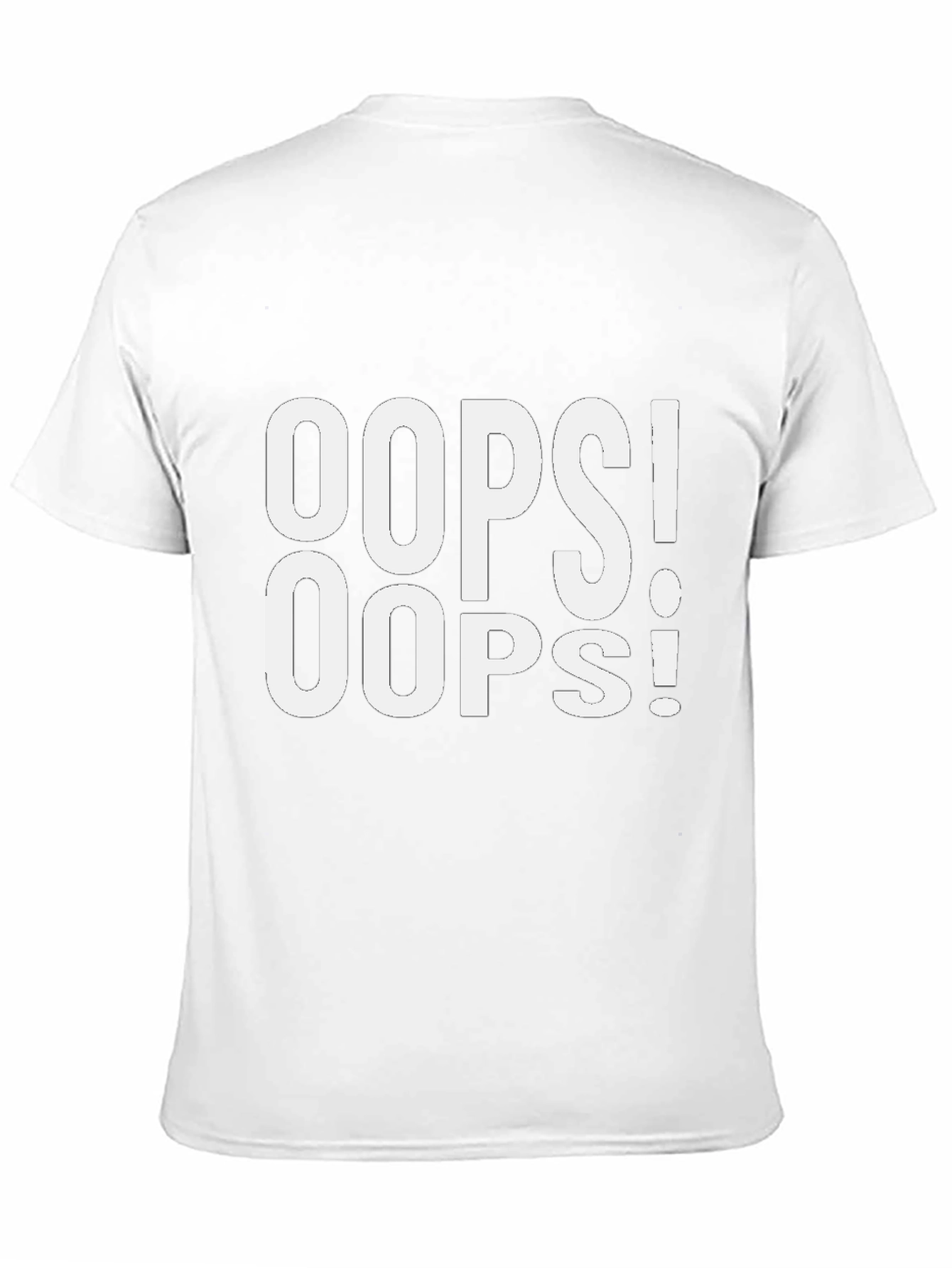 Oops! Graphic Tee - Mens Black T-Shirt