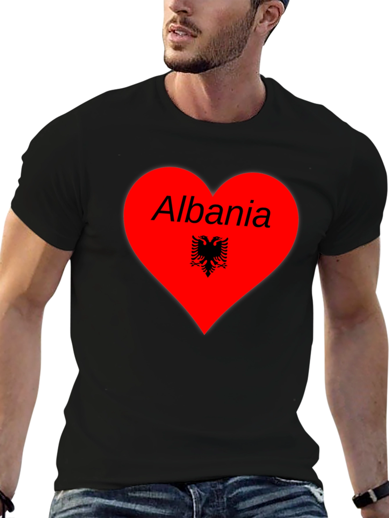 Albania Heart T-Shirt - Show Your Love!