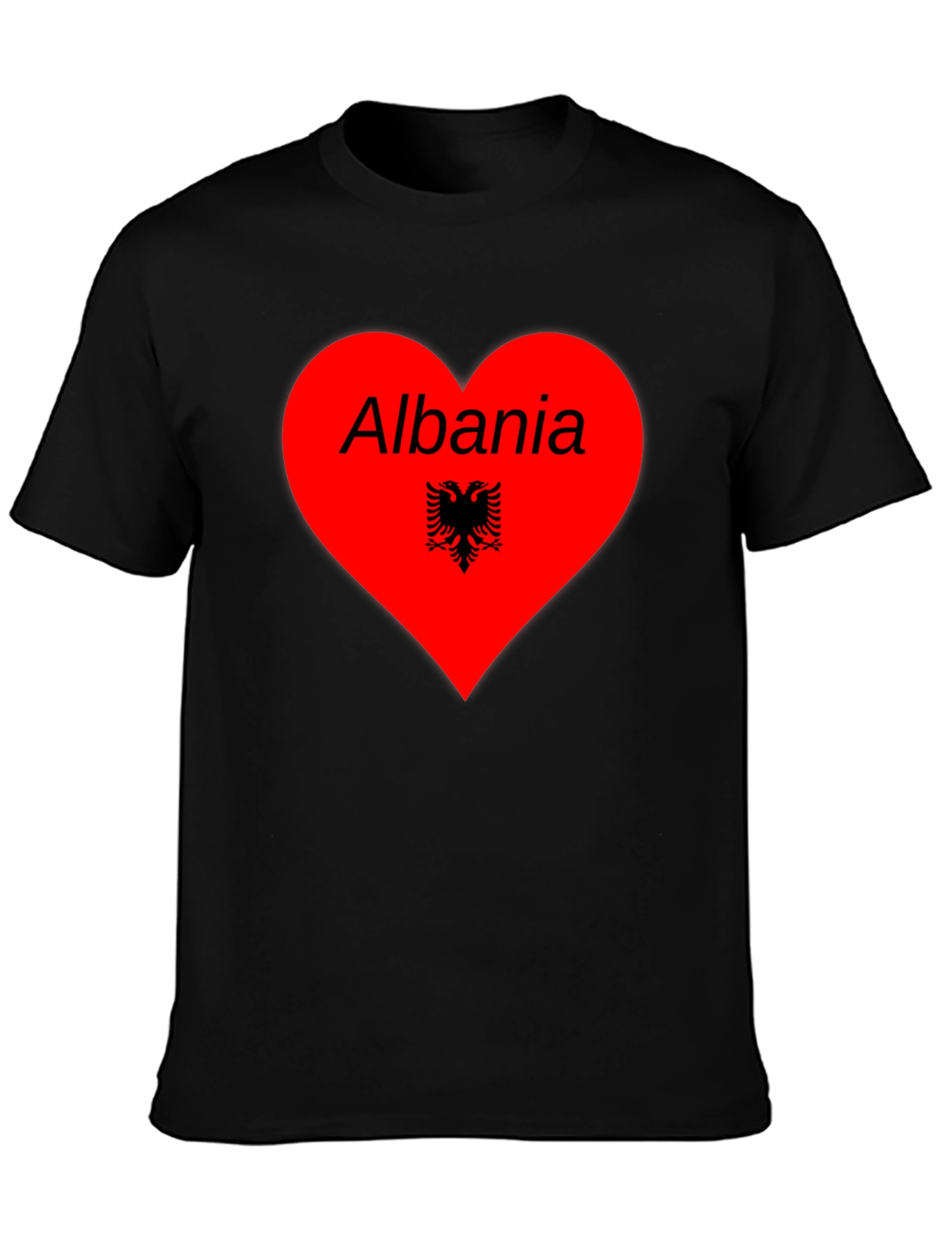 Albania Heart T-Shirt - Show Your Love!
