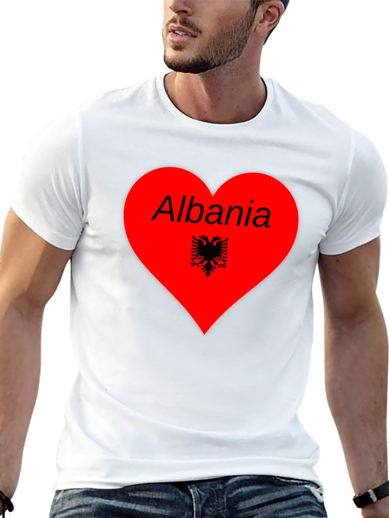 Albania Heart T-Shirt - Show Your Love!