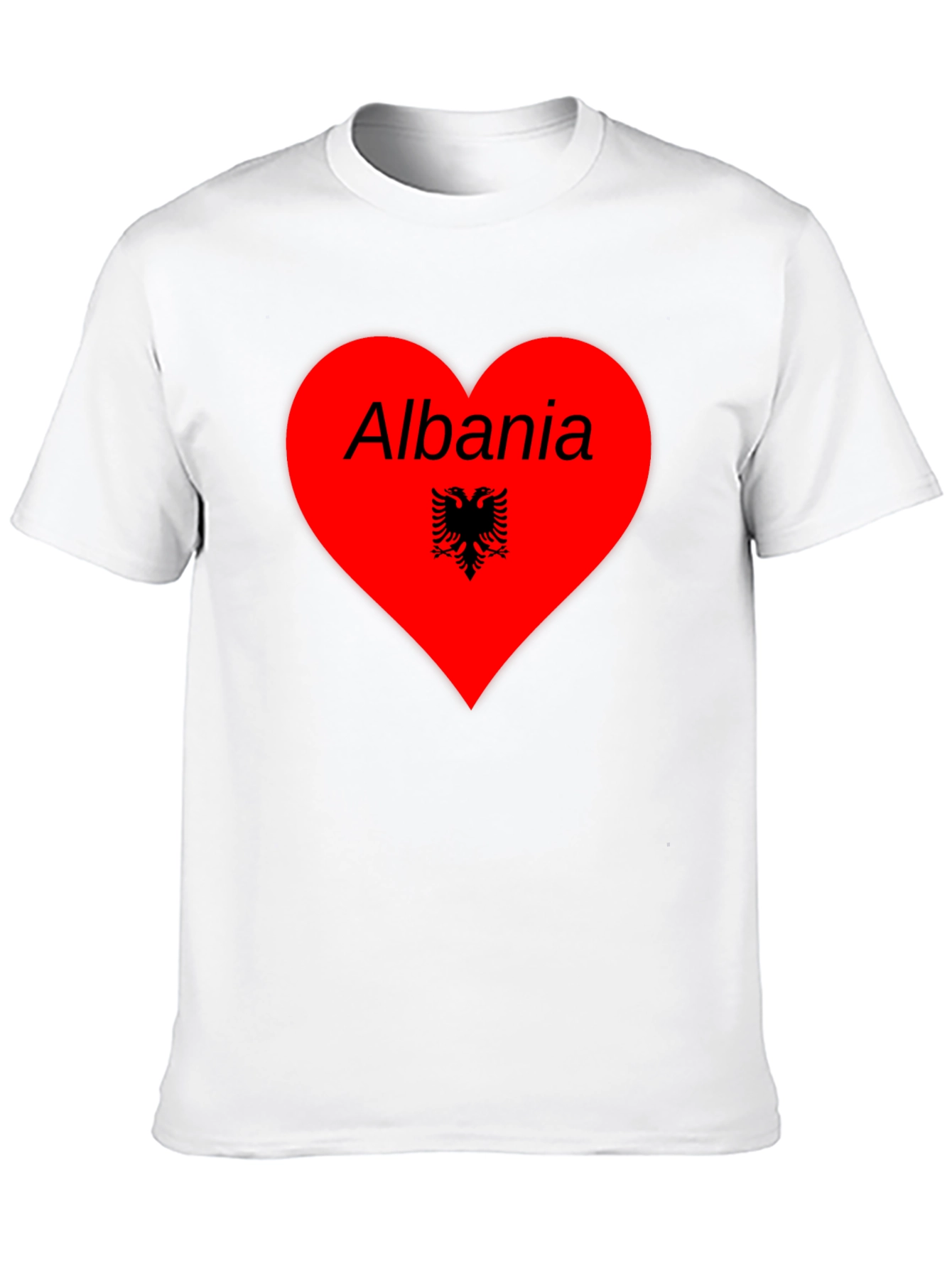 Albania Heart T-Shirt - Show Your Love!